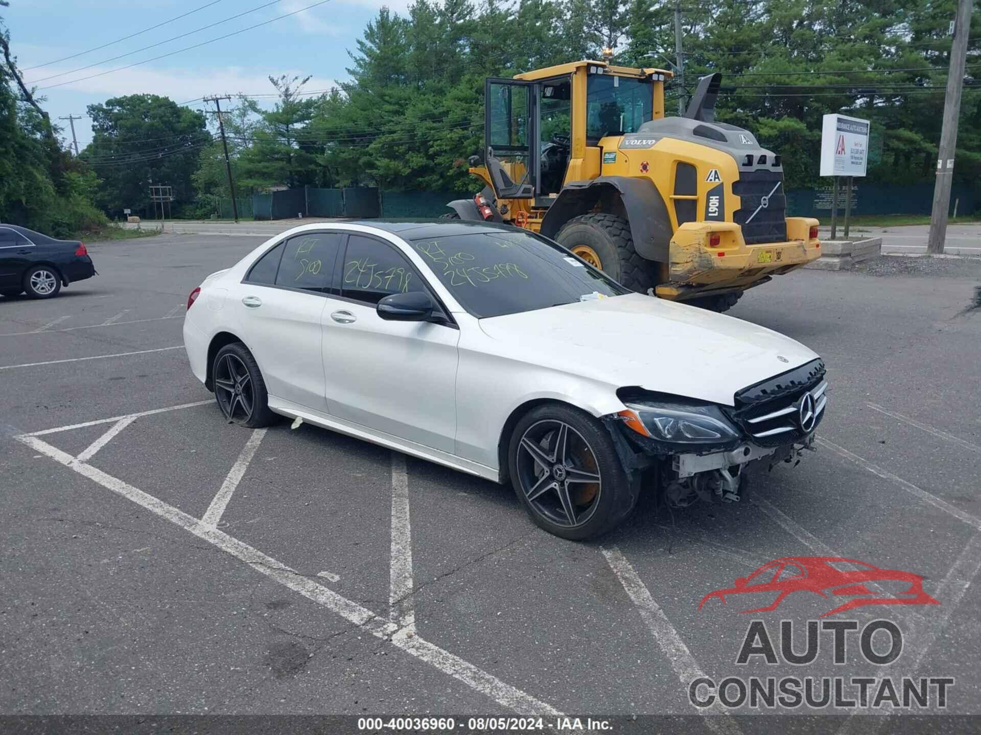 MERCEDES-BENZ C 300 2018 - WDDWF4KBXJR346283