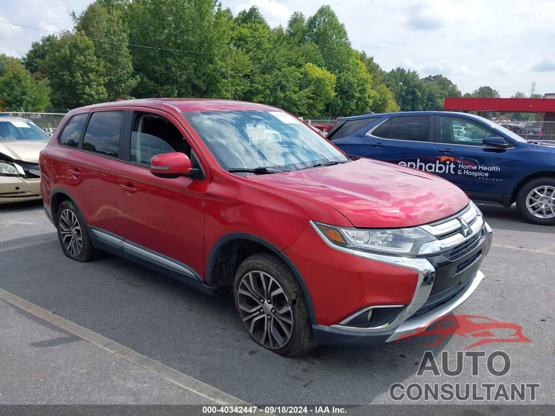 MITSUBISHI OUTLANDER 2017 - JA4AD3A39HZ021627
