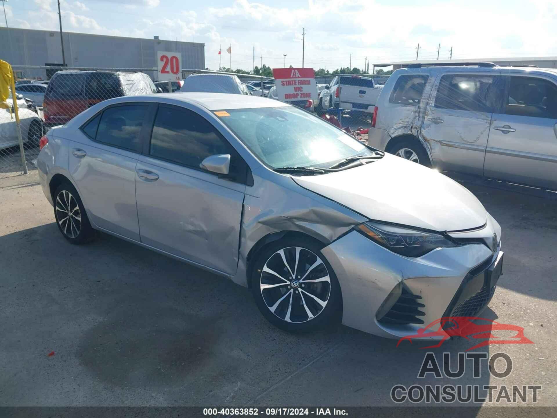 TOYOTA COROLLA 2017 - 5YFBURHE9HP575118