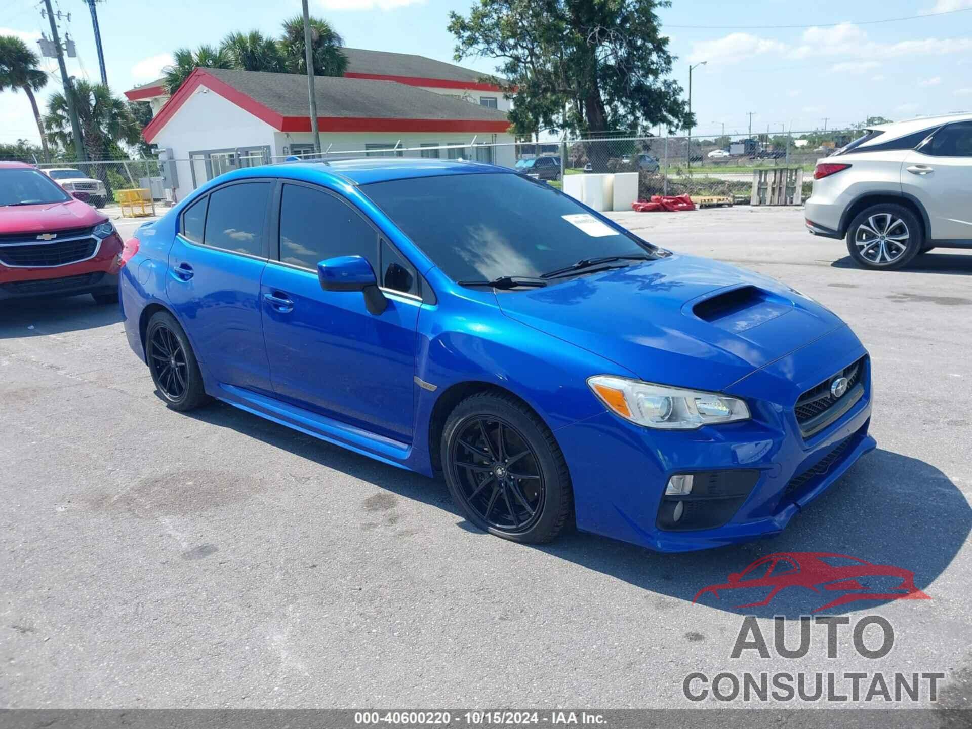 SUBARU WRX 2015 - JF1VA1D66F9801324