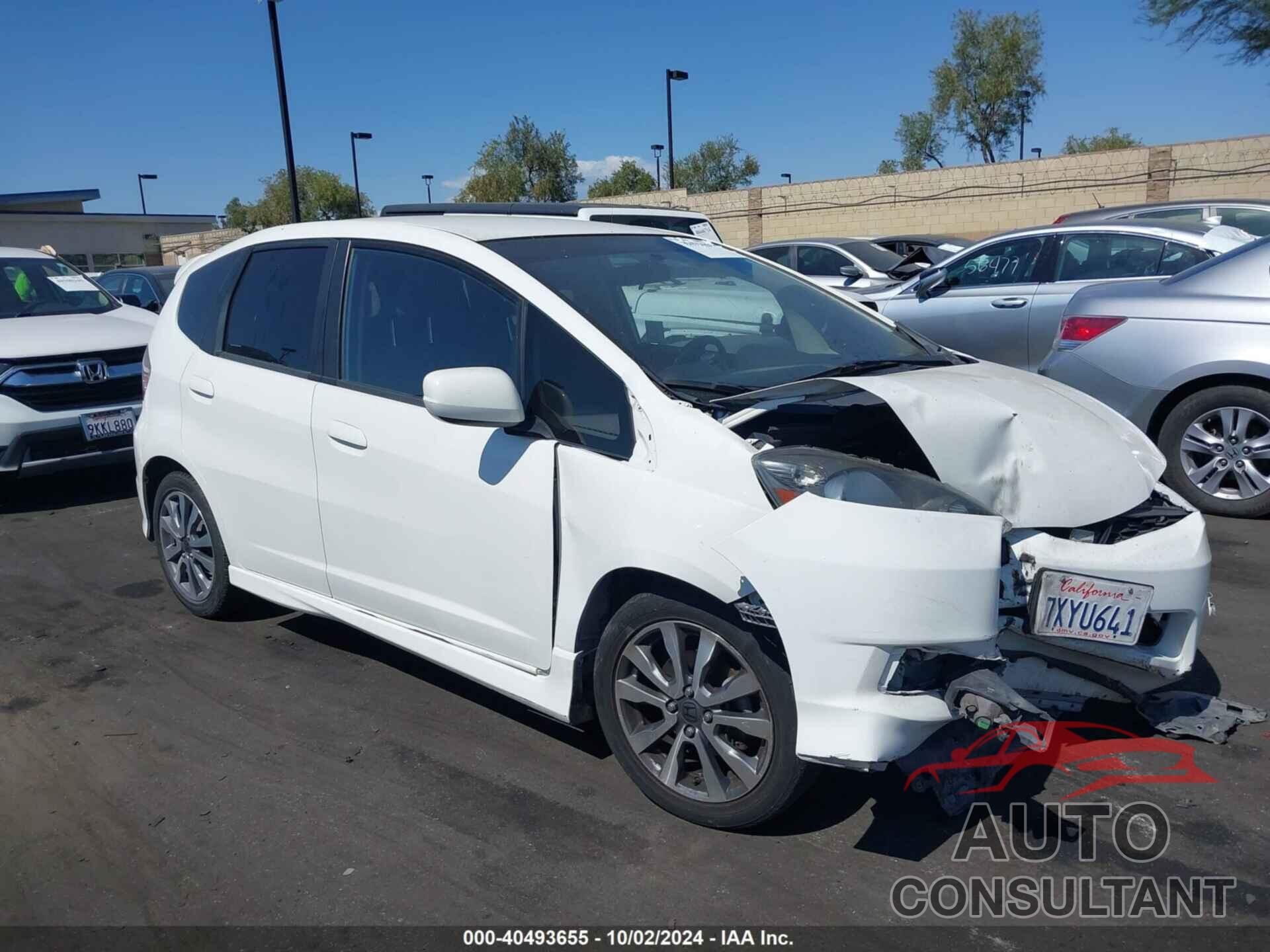 HONDA FIT 2012 - JHMGE8H5XCC018442