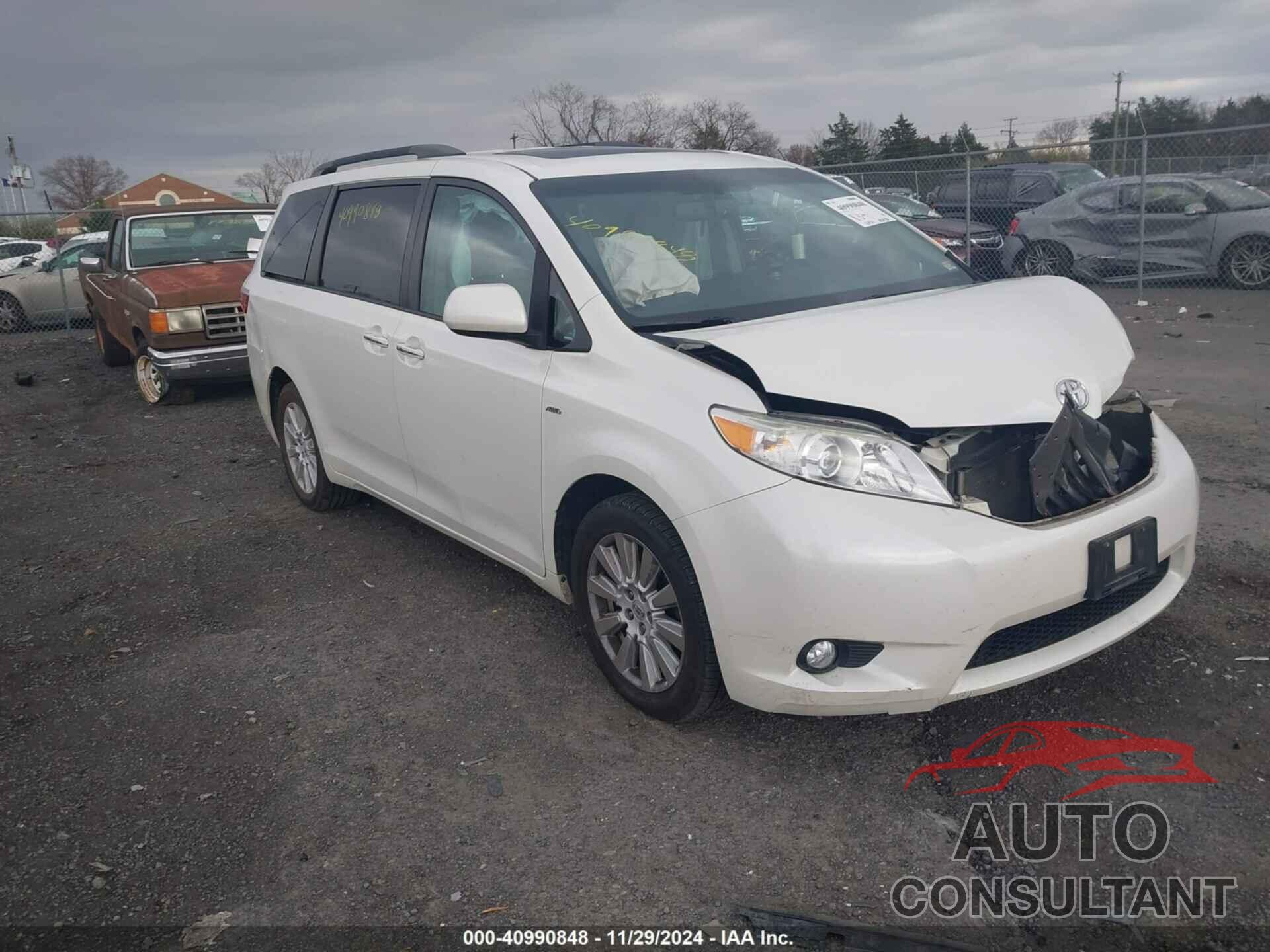 TOYOTA SIENNA 2017 - 5TDDZ3DC8HS165333