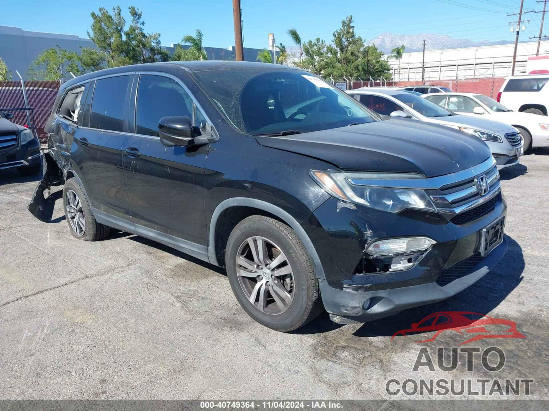 HONDA PILOT 2017 - 5FNYF5H53HB016513