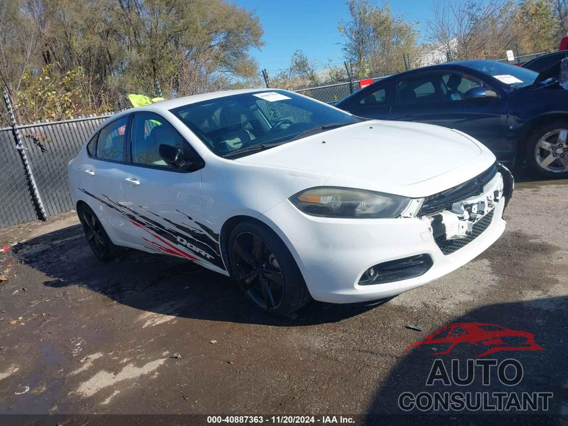 DODGE DART 2015 - 1C3CDFBB2FD344650