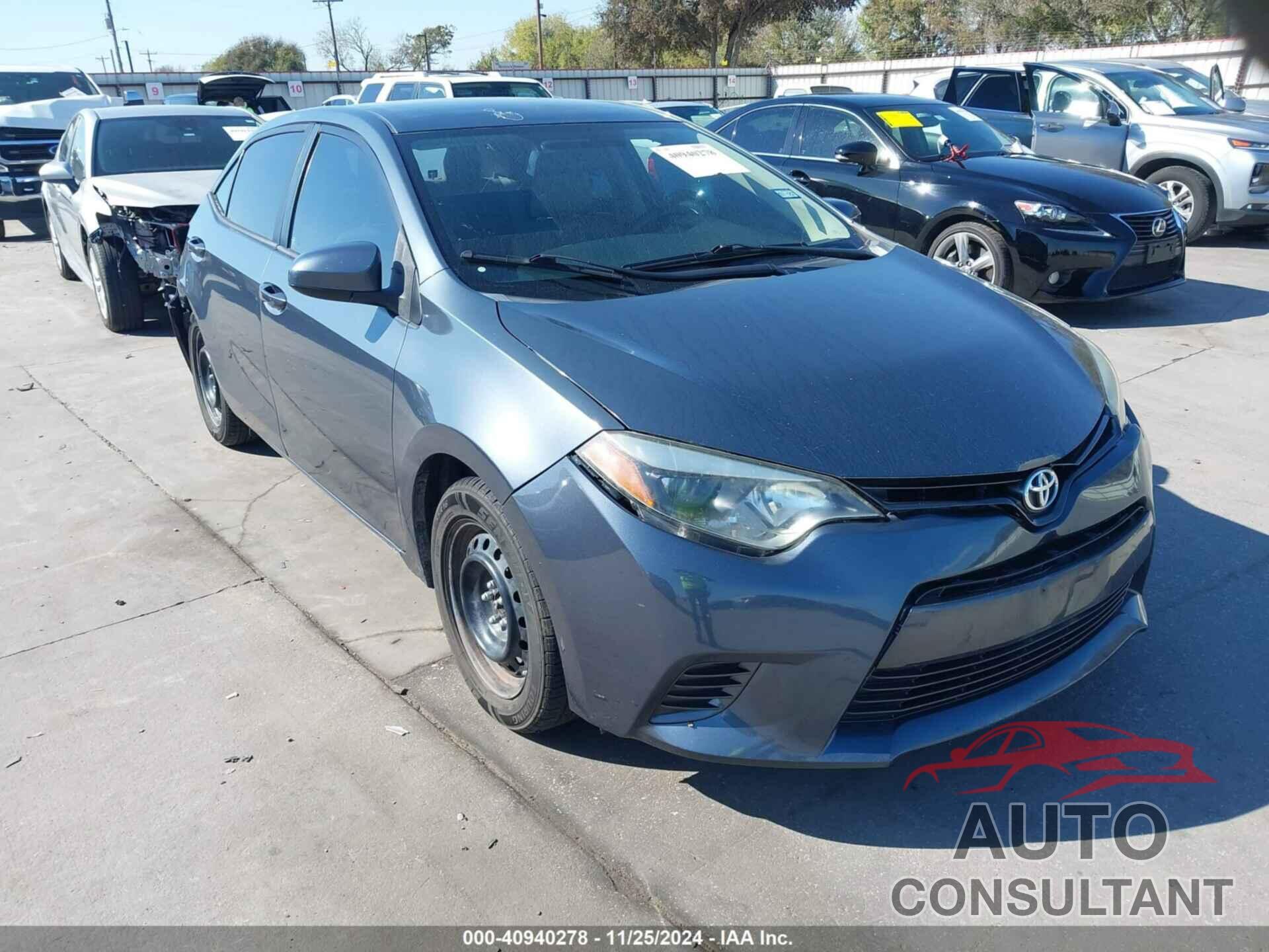 TOYOTA COROLLA 2016 - 5YFBURHE2GP561690