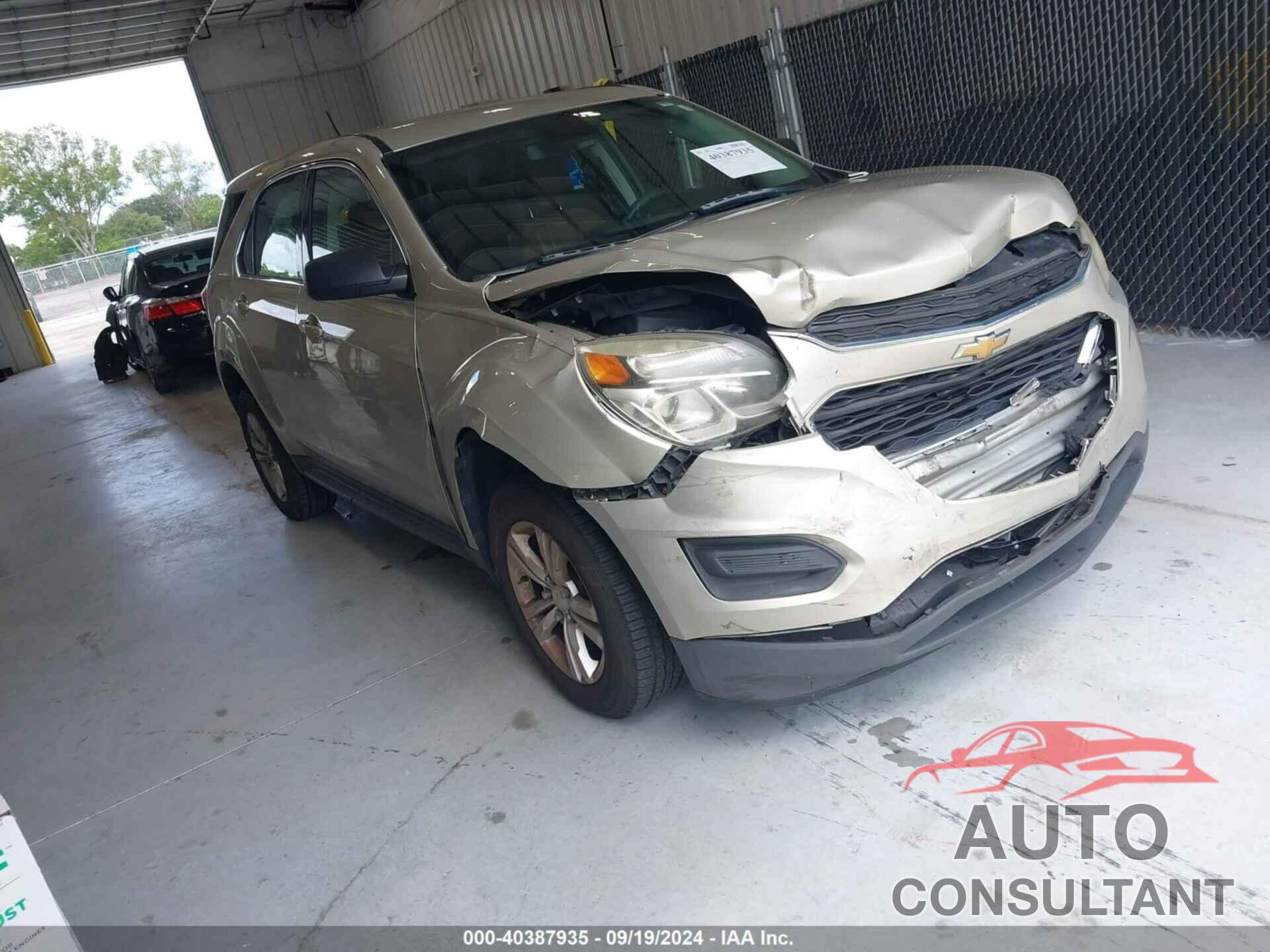 CHEVROLET EQUINOX 2016 - 2GNALBEK6G1122840