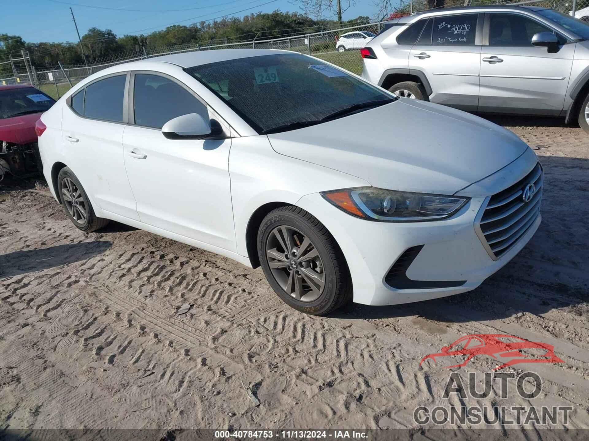 HYUNDAI ELANTRA 2018 - 5NPD84LF7JH232438