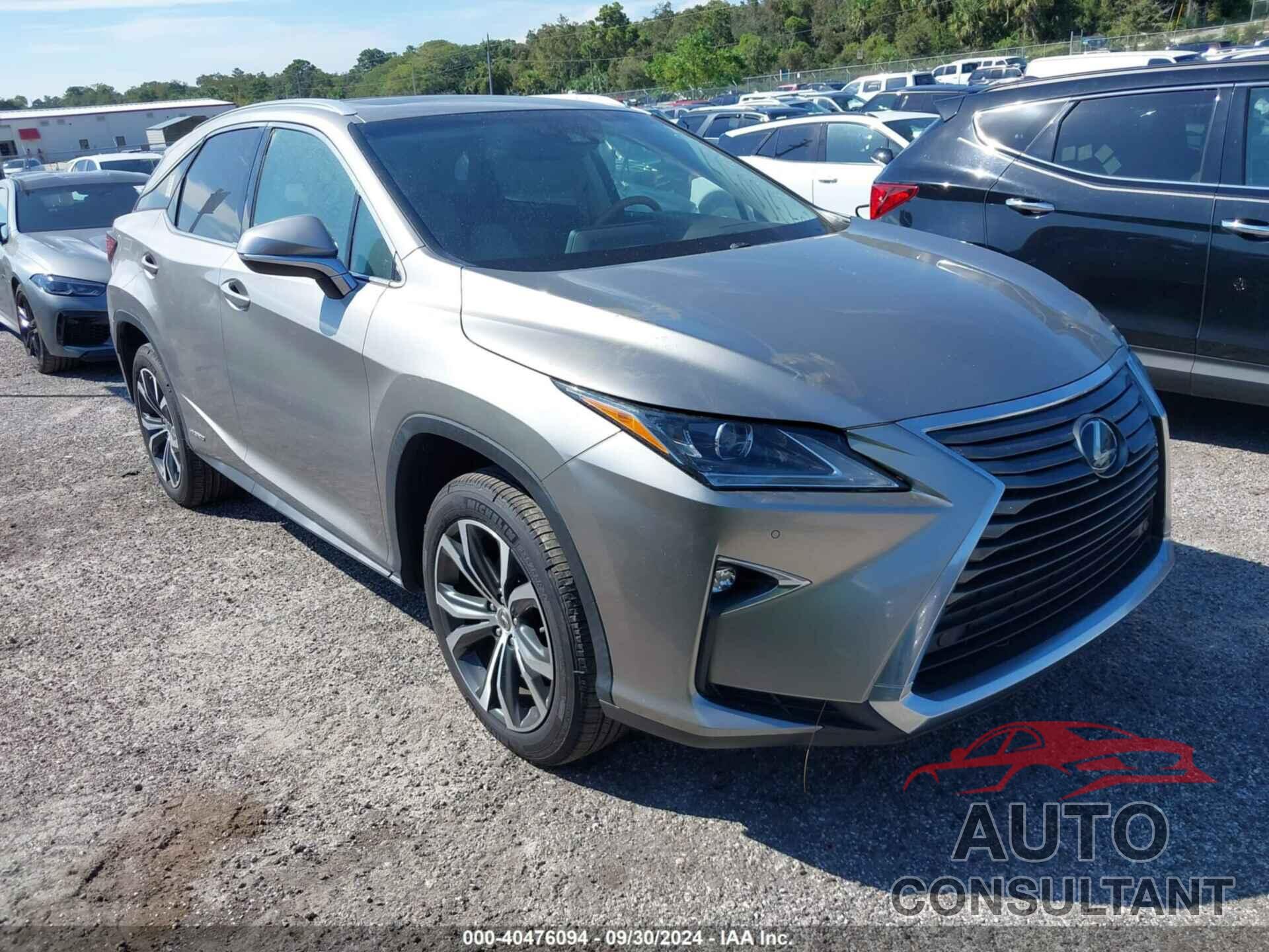 LEXUS RX 450H 2017 - 2T2BGMCA7HC016404