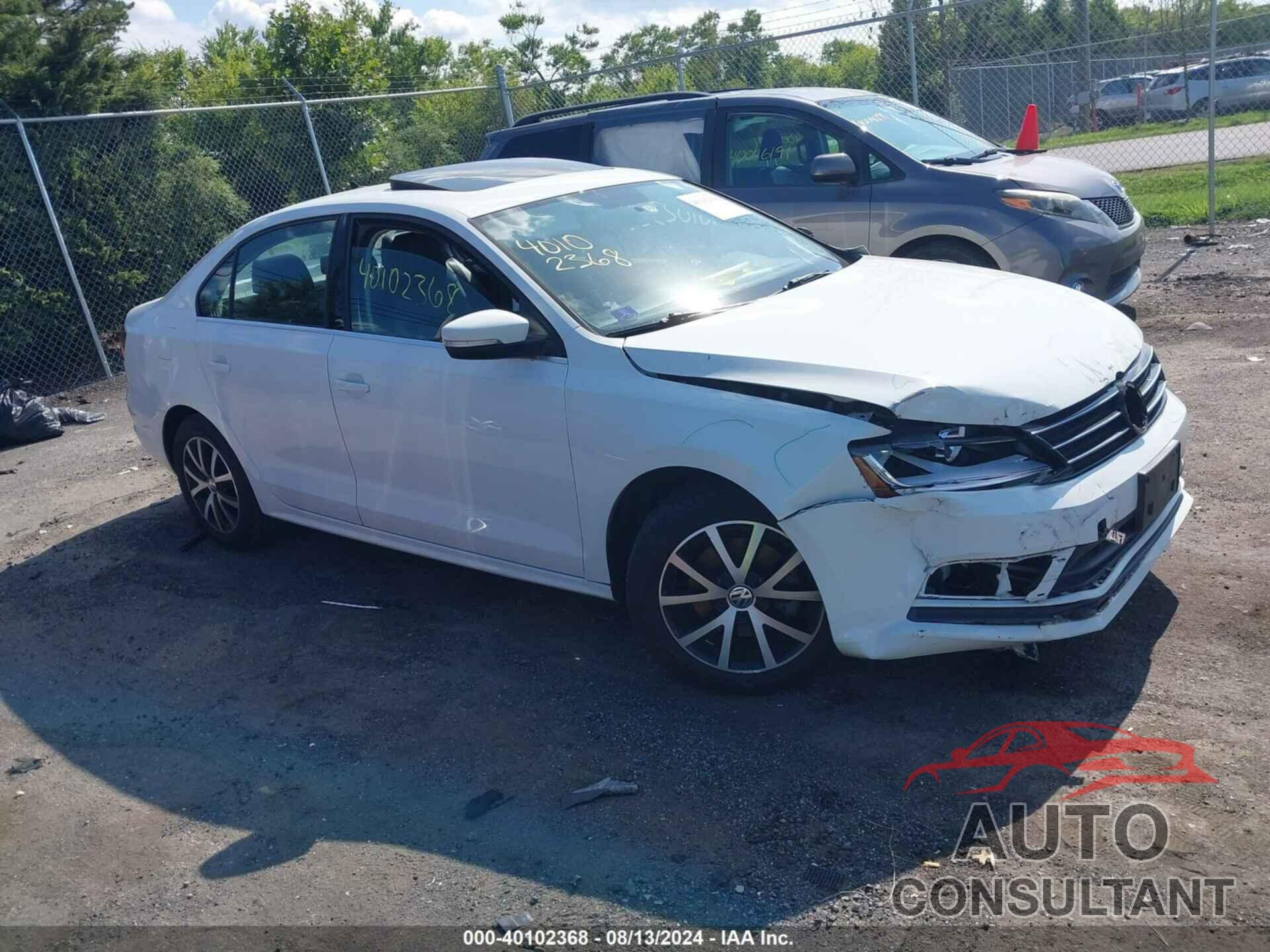 VOLKSWAGEN JETTA 2017 - 3VWDB7AJ4HM290566