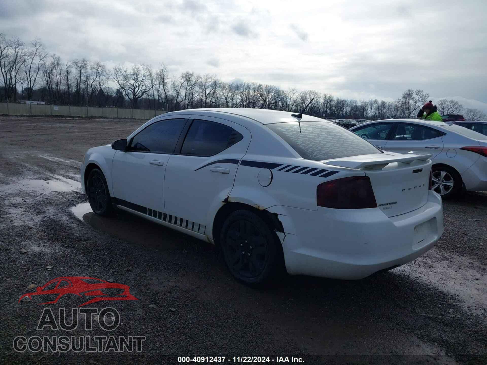 DODGE AVENGER 2013 - 1C3CDZAB1DN599199