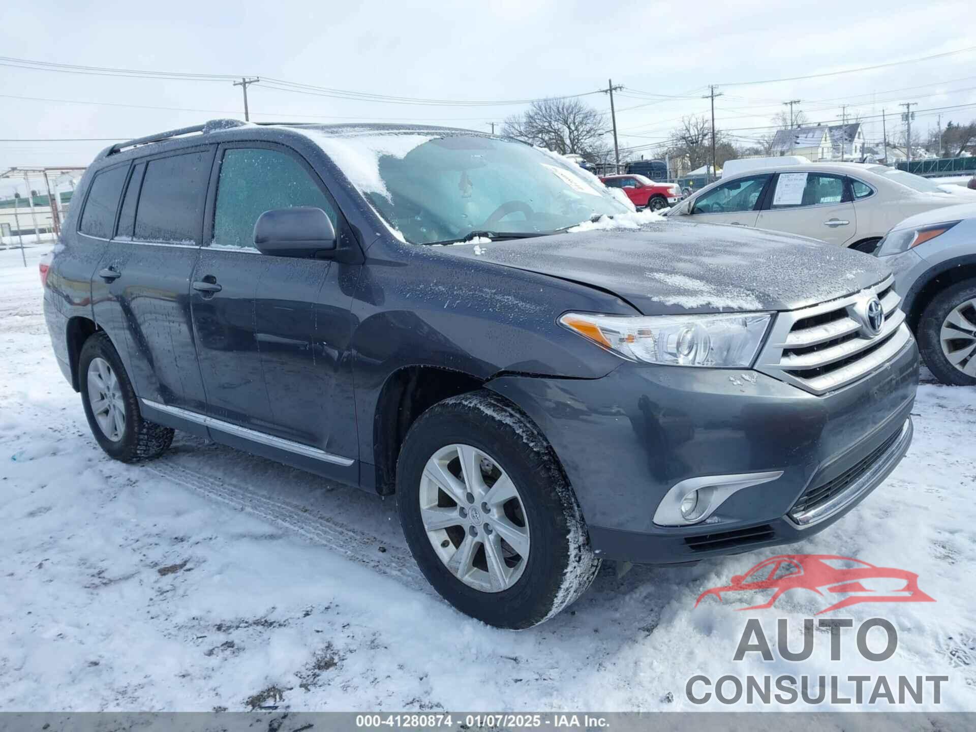 TOYOTA HIGHLANDER 2012 - 5TDBK3EHXCS111451