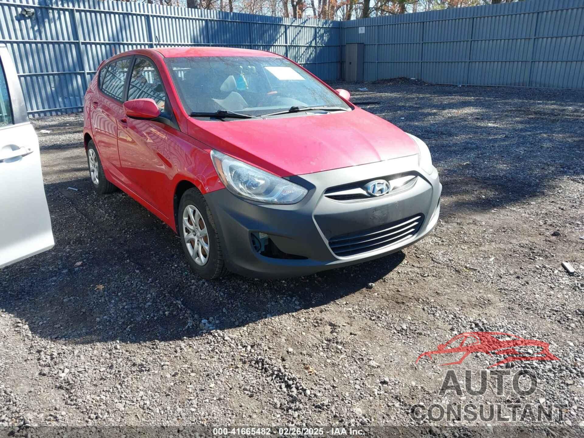 HYUNDAI ACCENT 2013 - KMHCT5AE5DU105655