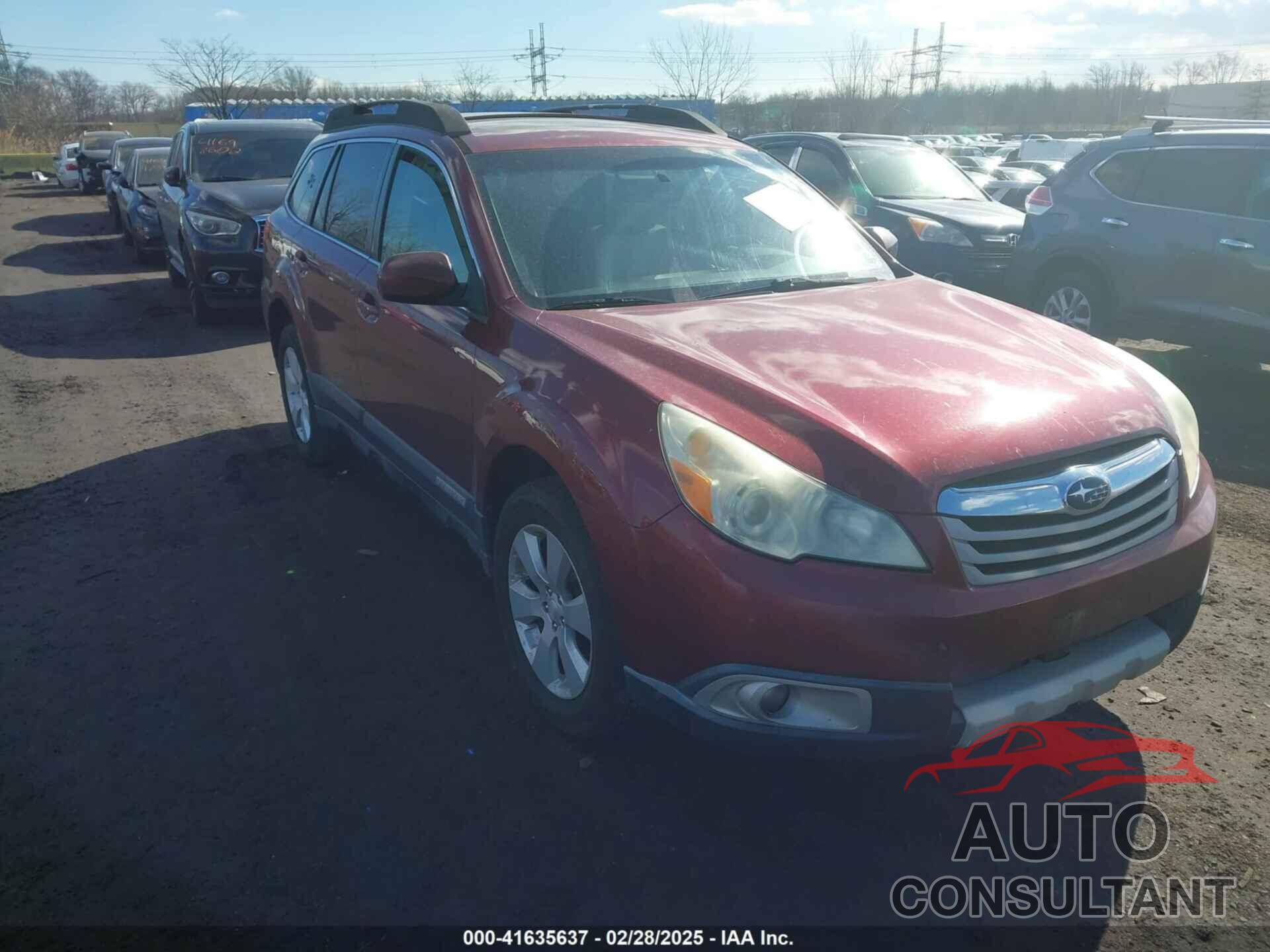 SUBARU OUTBACK 2011 - 4S4BRBKC9B3332856