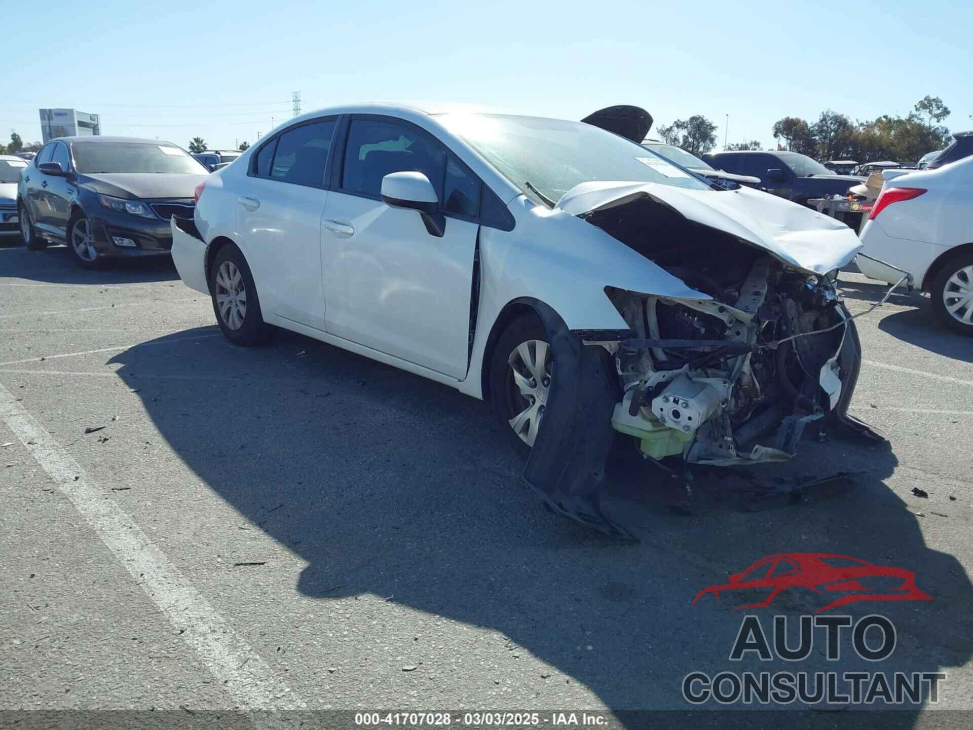 HONDA CIVIC 2012 - 2HGFB2F52CH580307
