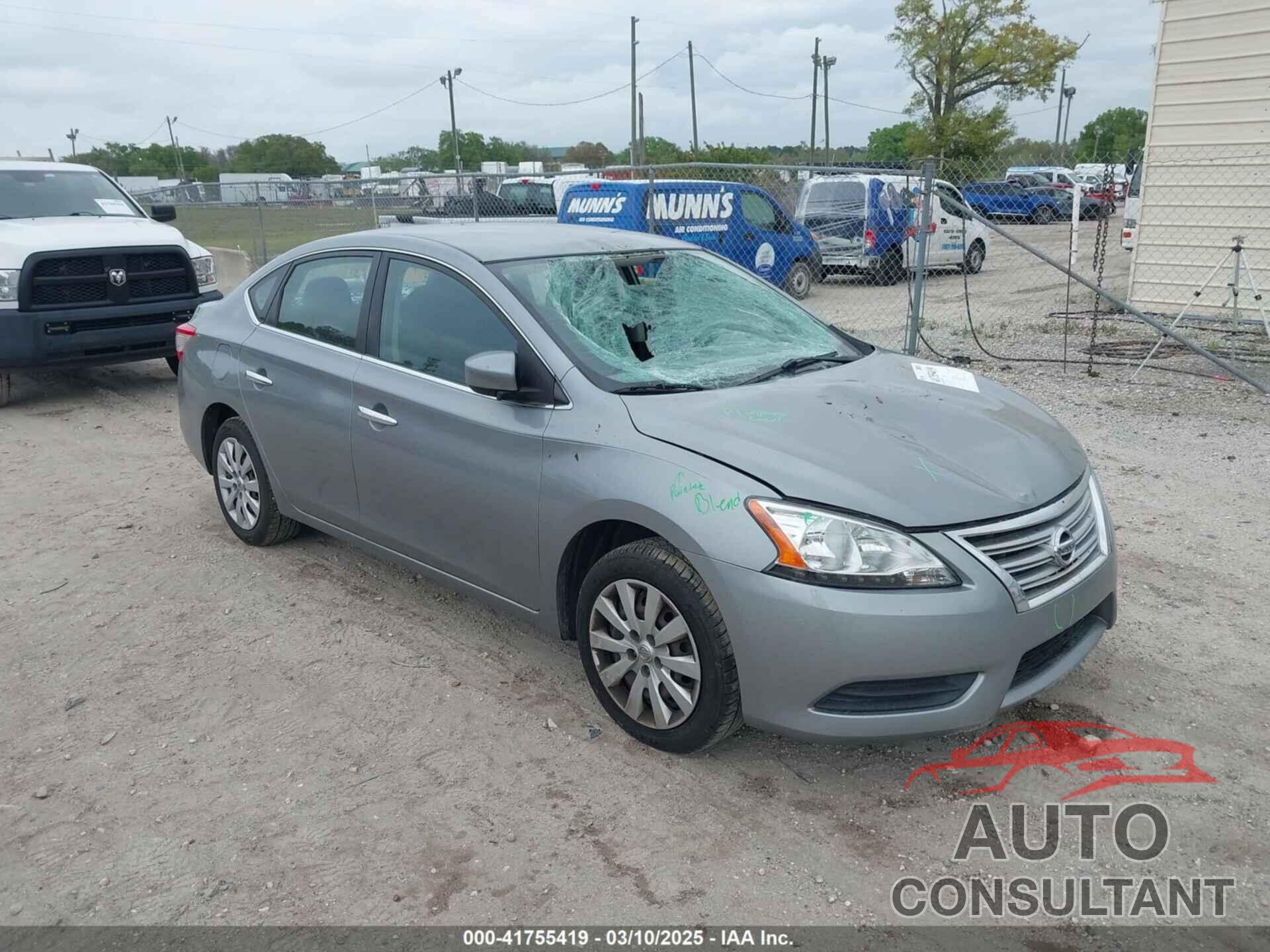 NISSAN SENTRA 2014 - 3N1AB7AP2EL675994
