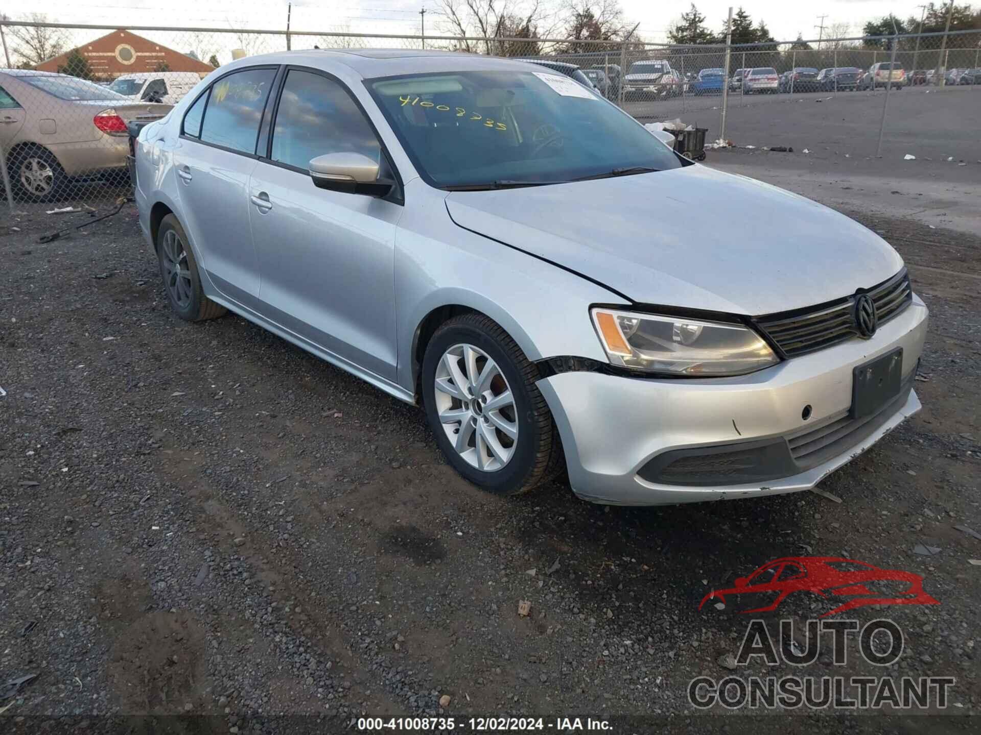 VOLKSWAGEN JETTA 2012 - 3VWBP7AJ5CM342174