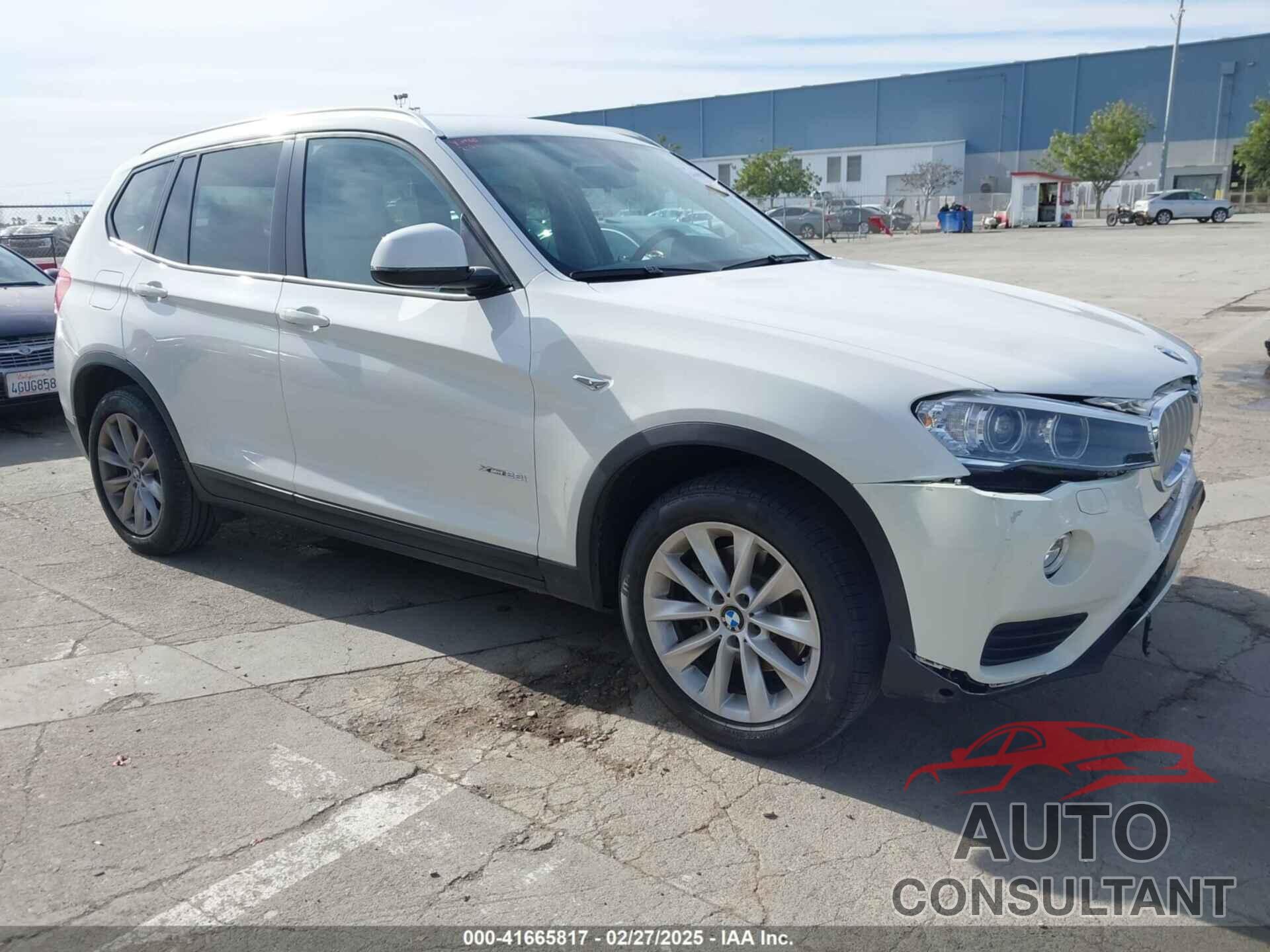 BMW X3 2017 - 5UXWX9C59H0D98663