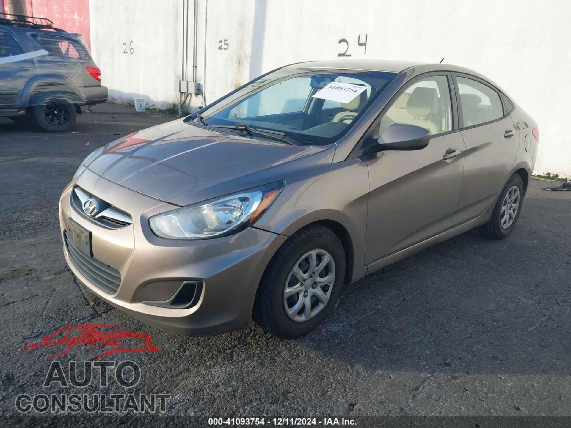 HYUNDAI ACCENT 2012 - KMHCT4AE2CU209111