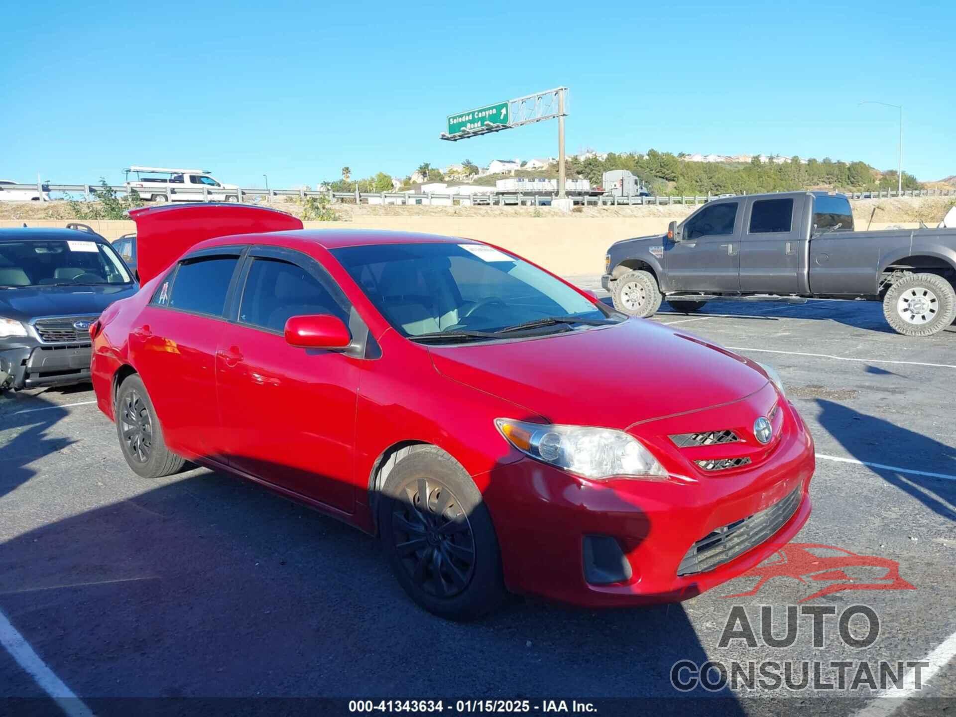 TOYOTA COROLLA 2012 - 2T1BU4EE2CC772647