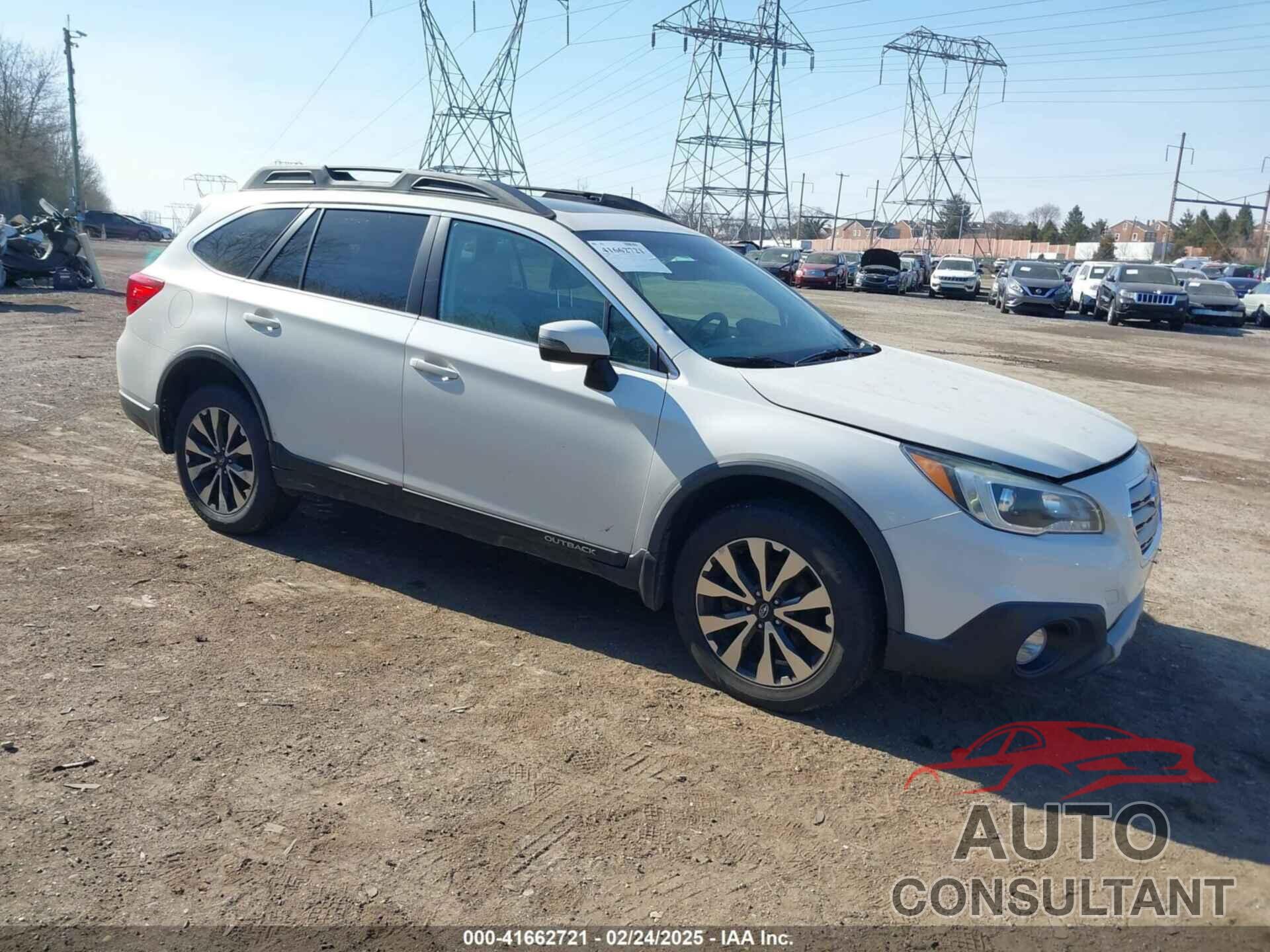 SUBARU OUTBACK 2016 - 4S4BSENC3G3224273