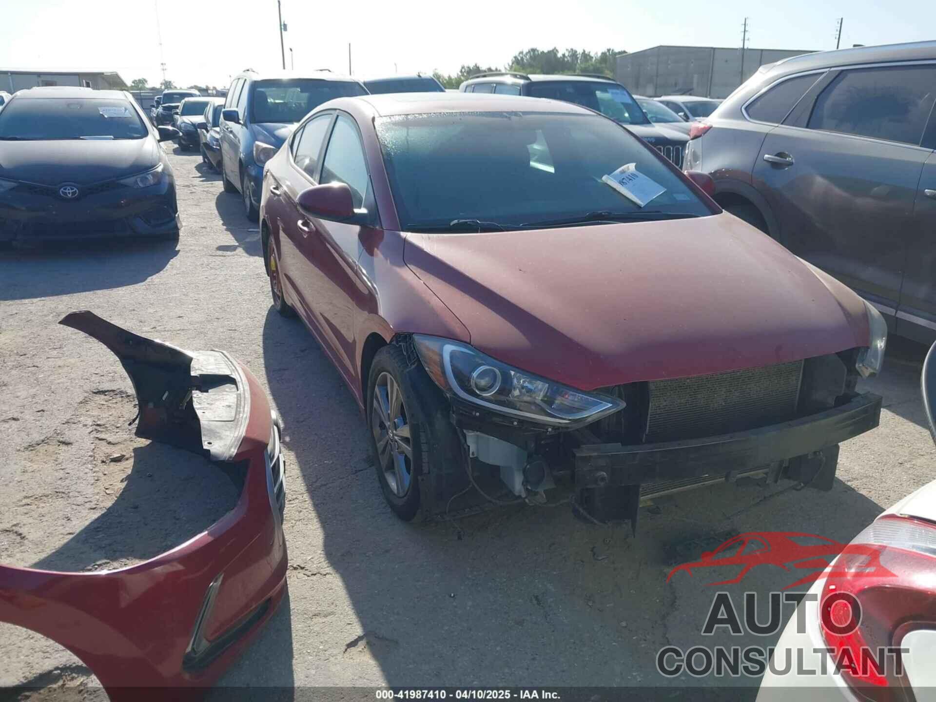 HYUNDAI ELANTRA 2017 - KMHD84LF0HU363593
