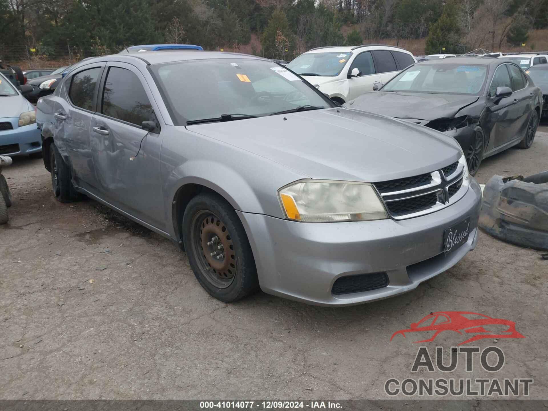 DODGE AVENGER 2013 - 1C3CDZAB9DN619814