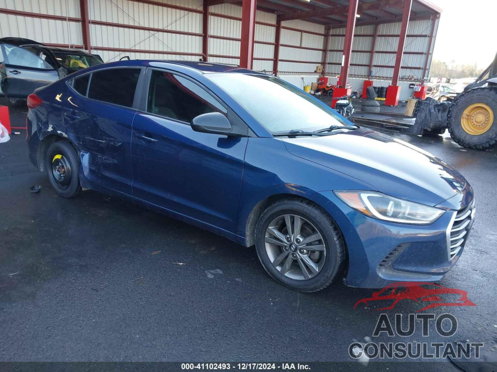 HYUNDAI ELANTRA 2018 - 5NPD84LF3JH245882