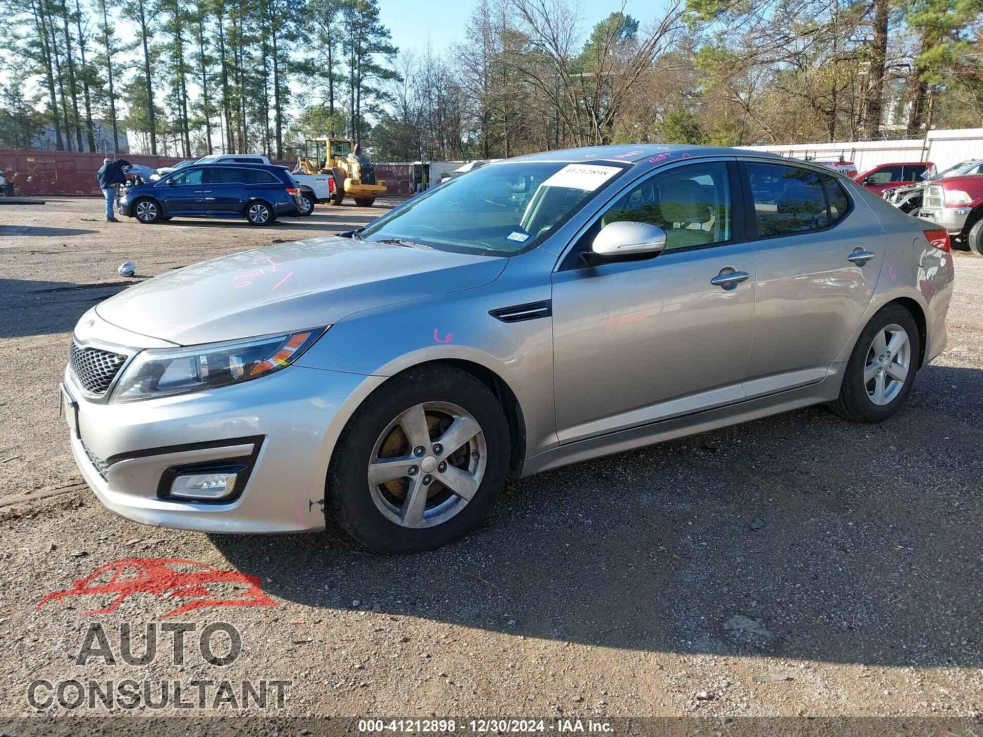KIA OPTIMA 2014 - KNAGM4A71E5454724