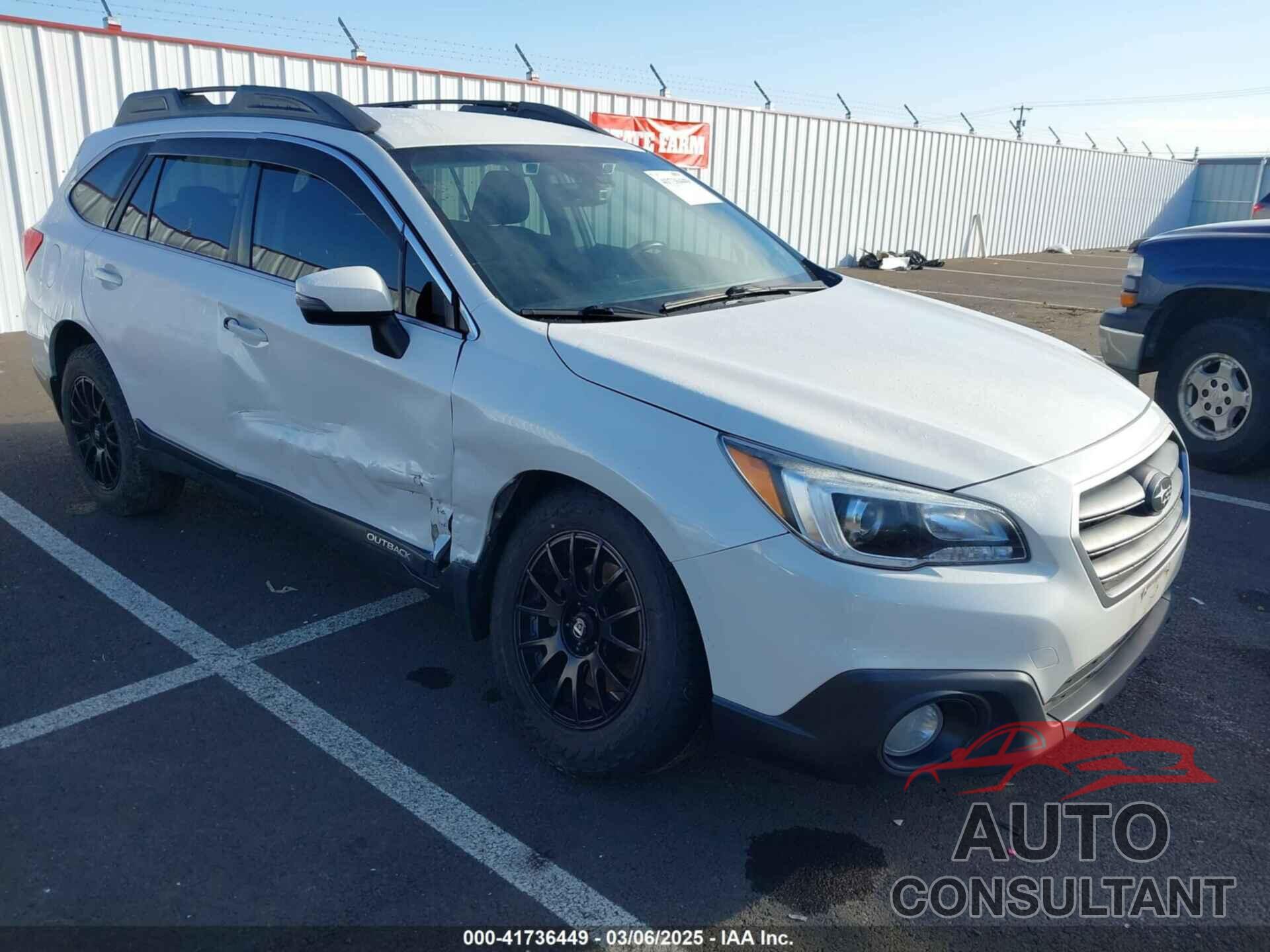 SUBARU OUTBACK 2017 - 4S4BSAFCXH3344838