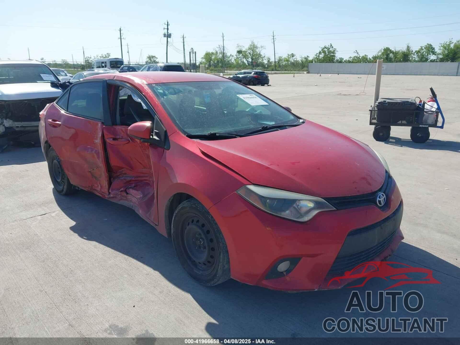 TOYOTA COROLLA 2014 - 5YFBURHE5EP154783