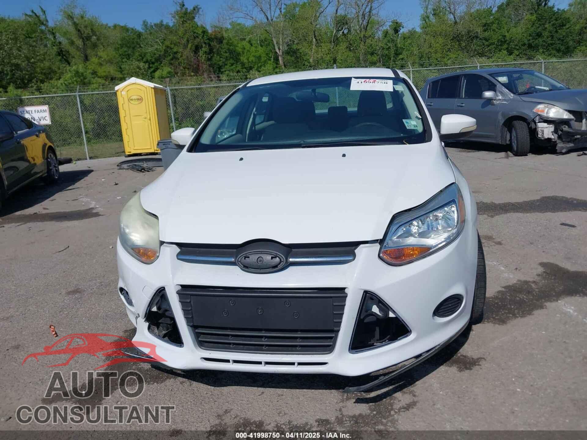 FORD FOCUS 2013 - 1FADP3F26DL203377