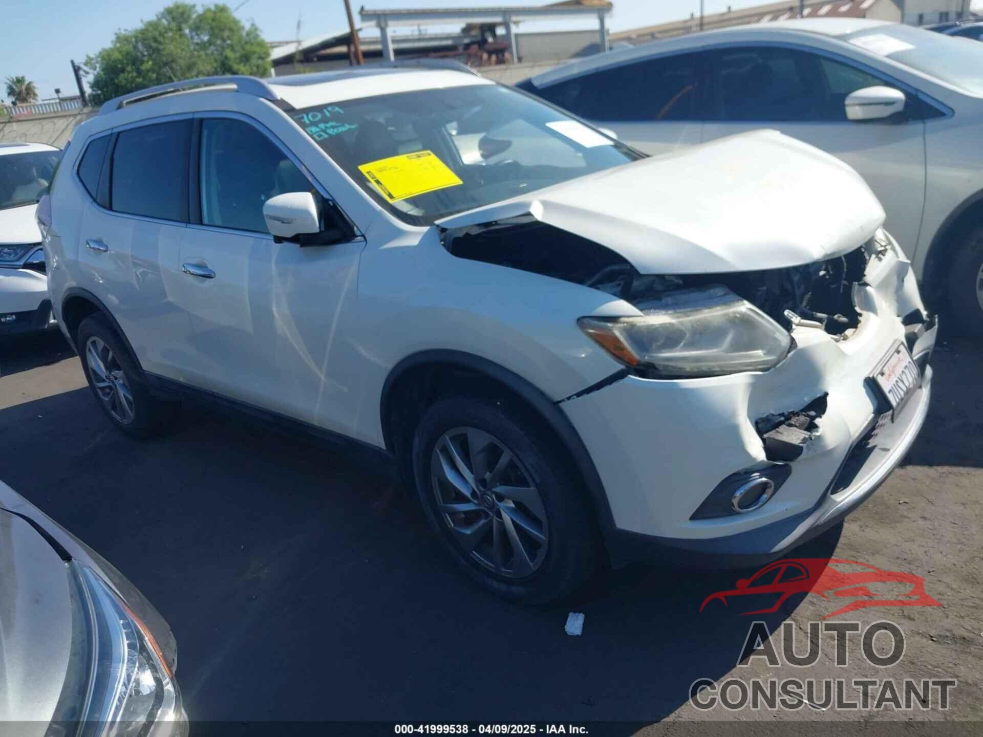 NISSAN ROGUE 2015 - 5N1AT2MVXFC758900