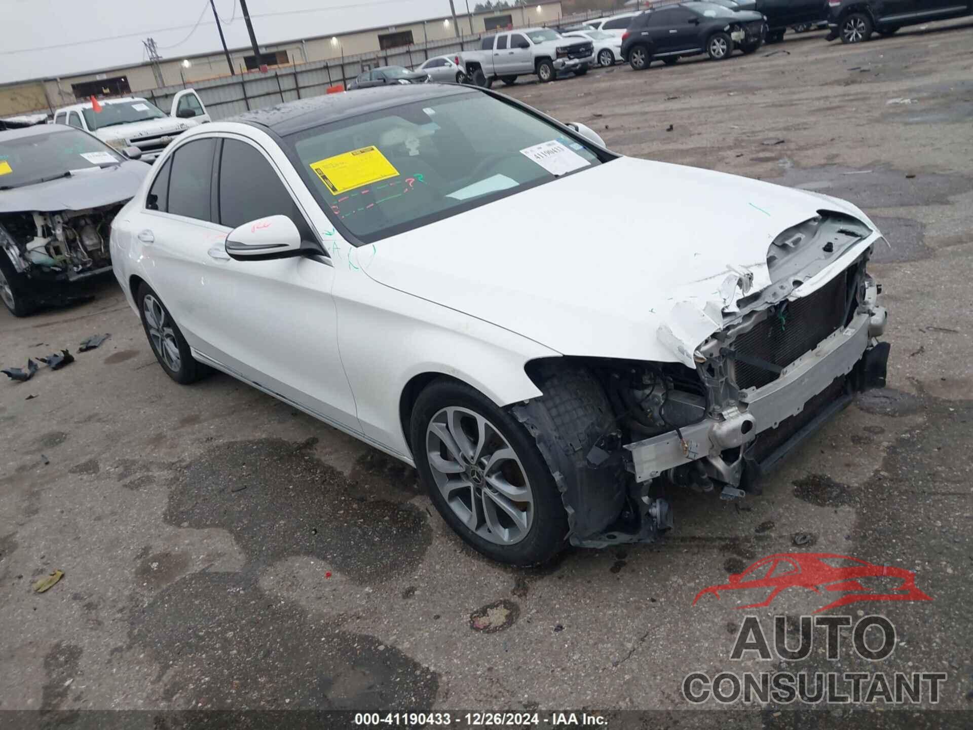 MERCEDES-BENZ C 300 2018 - WDDWF4JB3JR389395