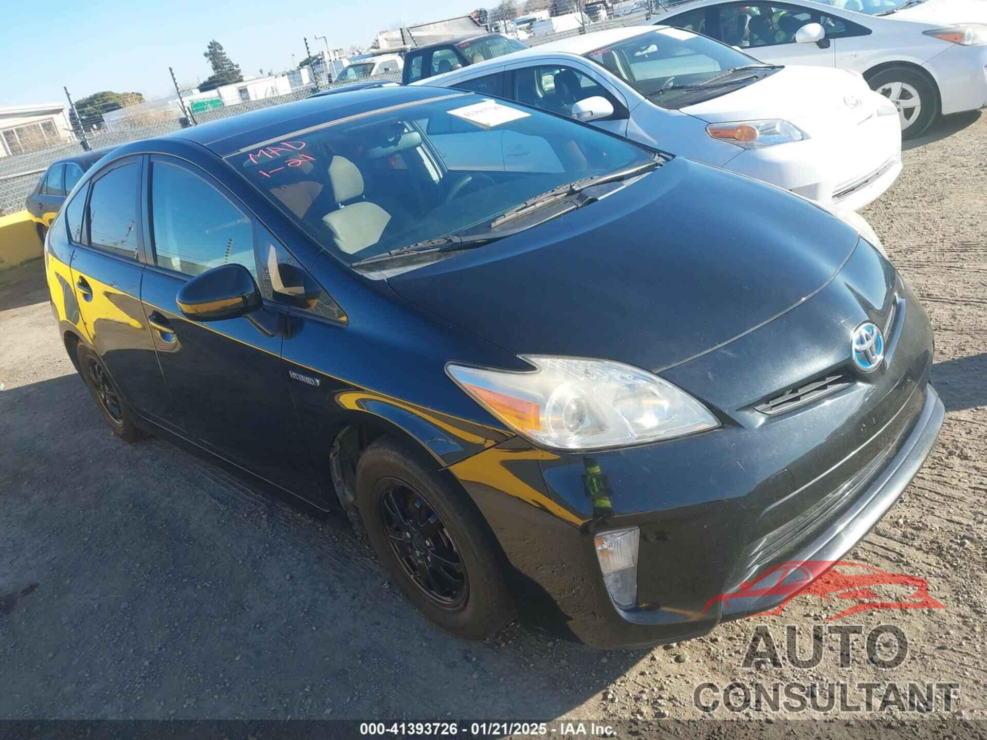 TOYOTA PRIUS 2014 - JTDKN3DU6E0382051