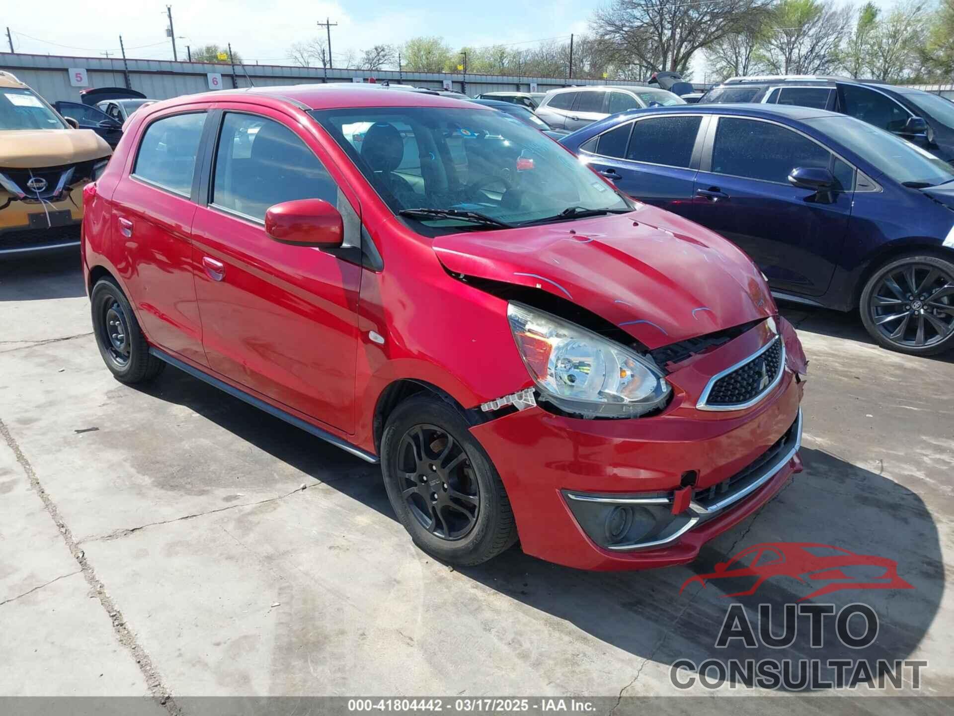 MITSUBISHI MIRAGE 2017 - ML32A3HJ5HH021169
