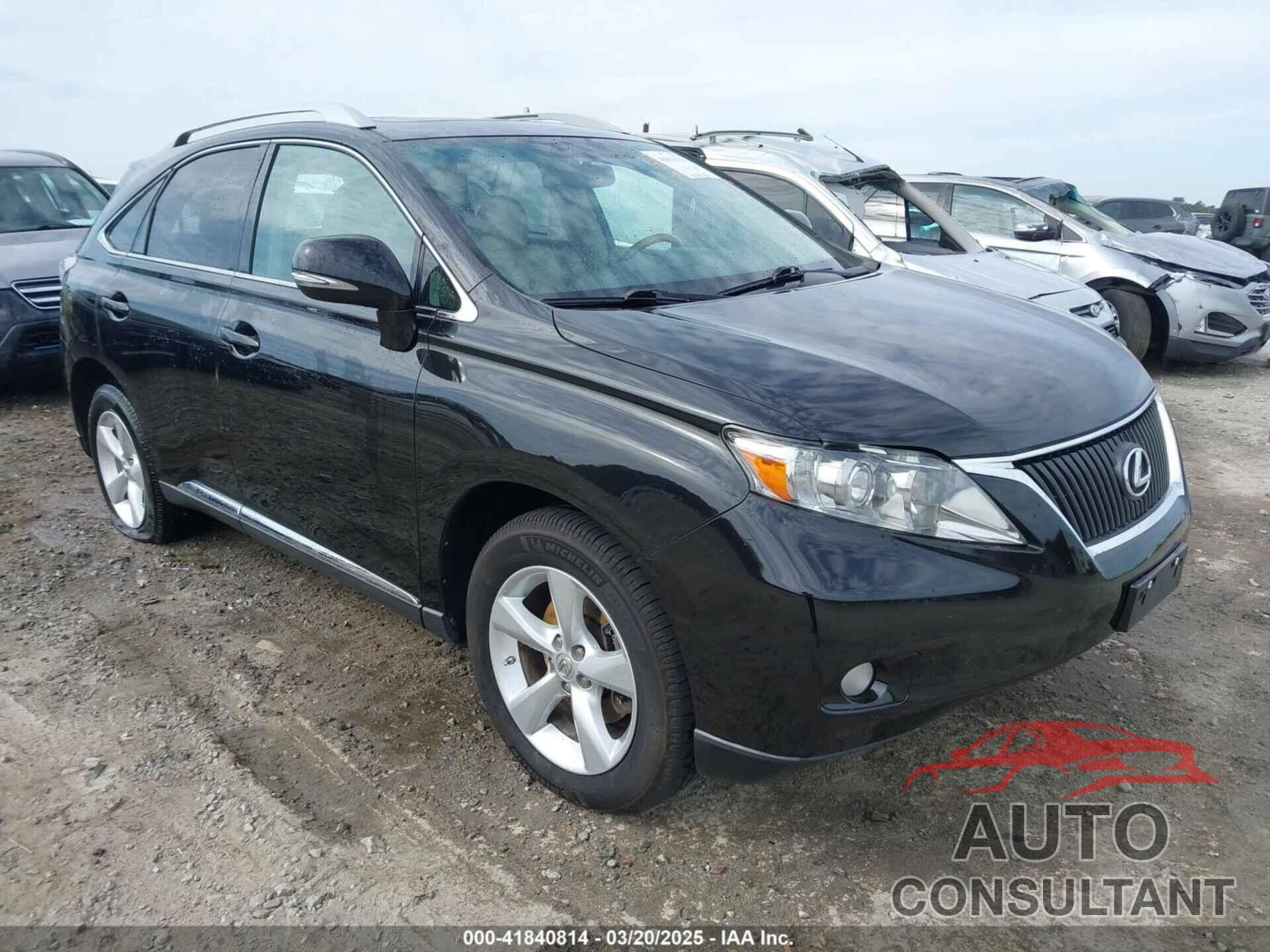 LEXUS RX 350 2011 - 2T2BK1BA9BC094219
