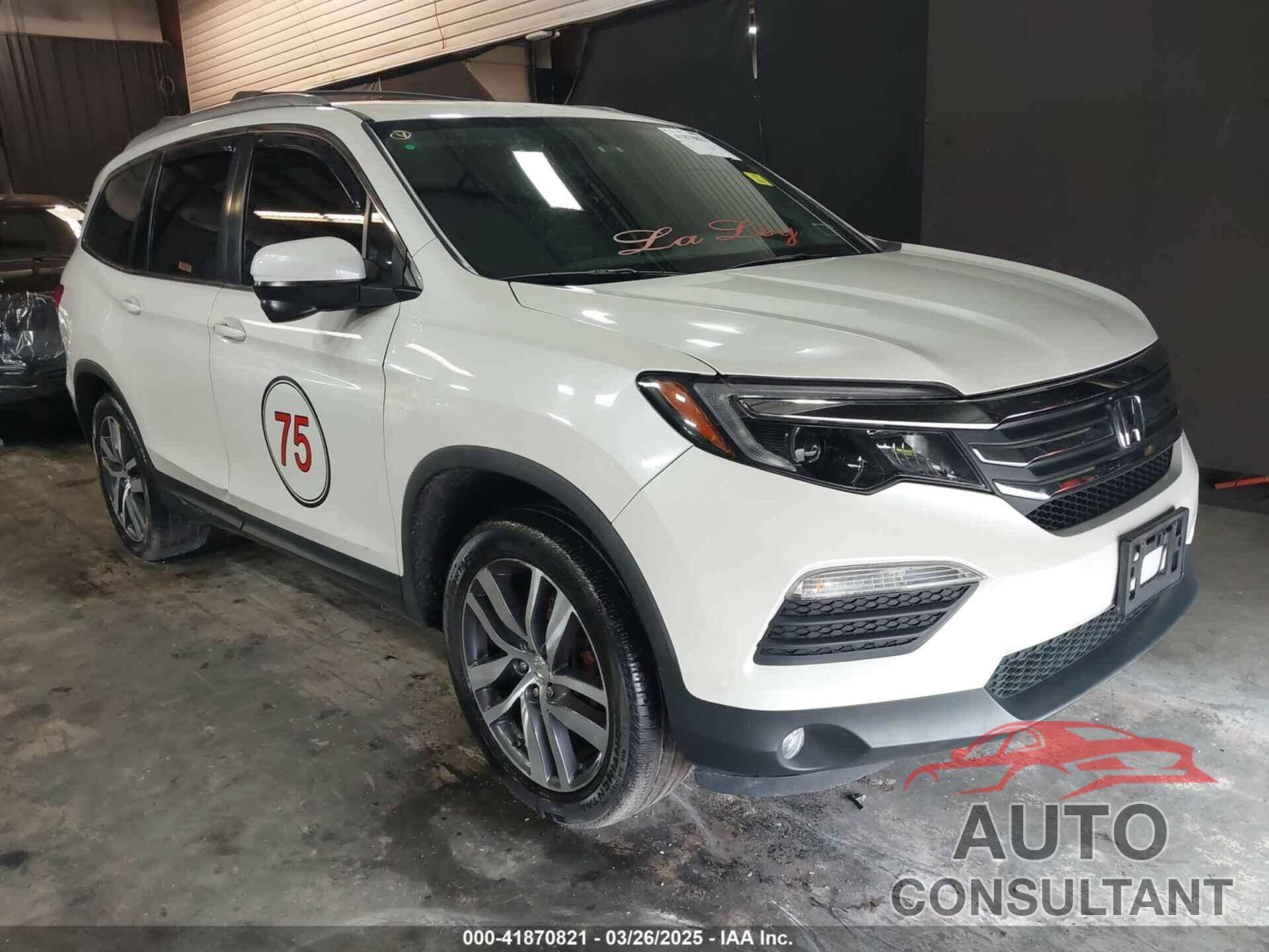 HONDA PILOT 2016 - 5FNYF6H58GB043839