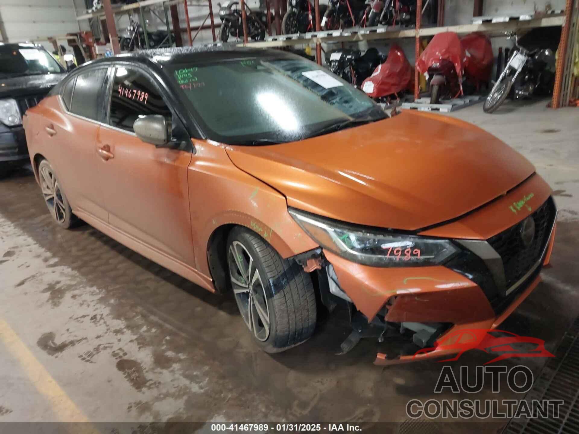 NISSAN SENTRA 2020 - 3N1AB8DV6LY304630