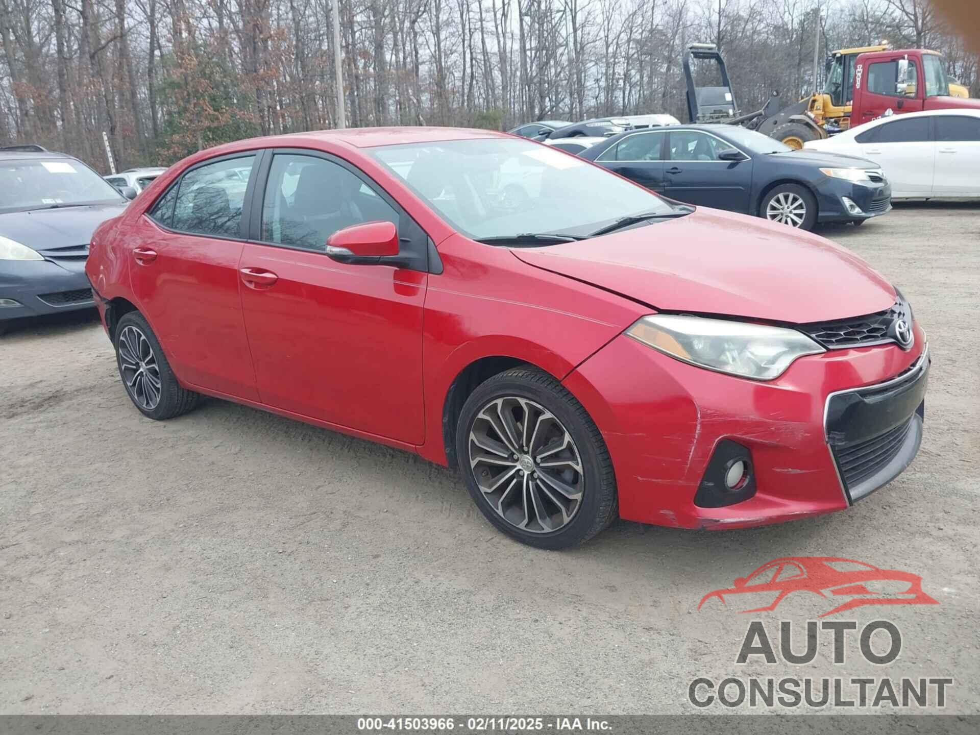 TOYOTA COROLLA 2015 - 2T1BURHE2FC251232