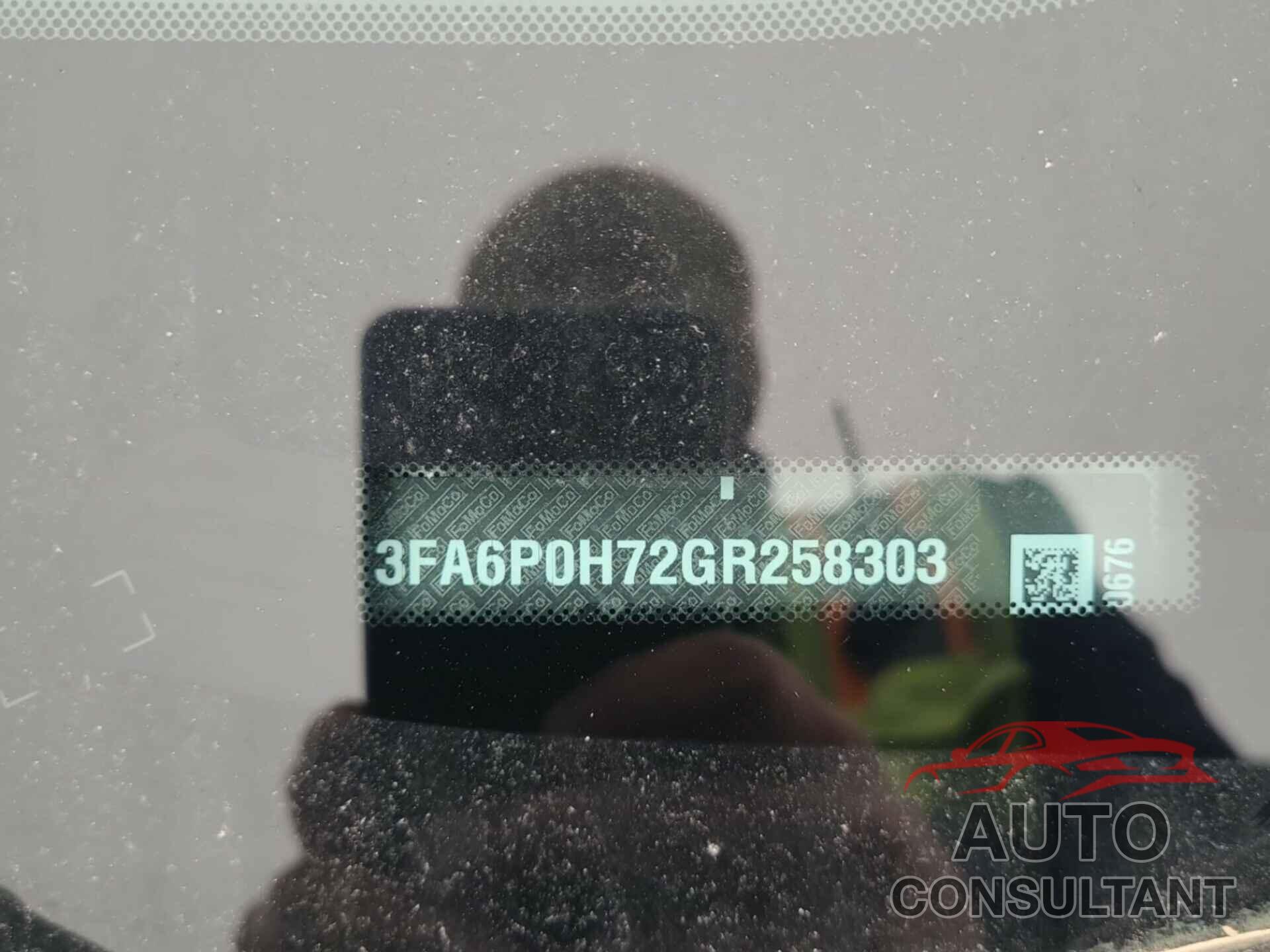FORD FUSION 2016 - 3FA6P0H72GR258303