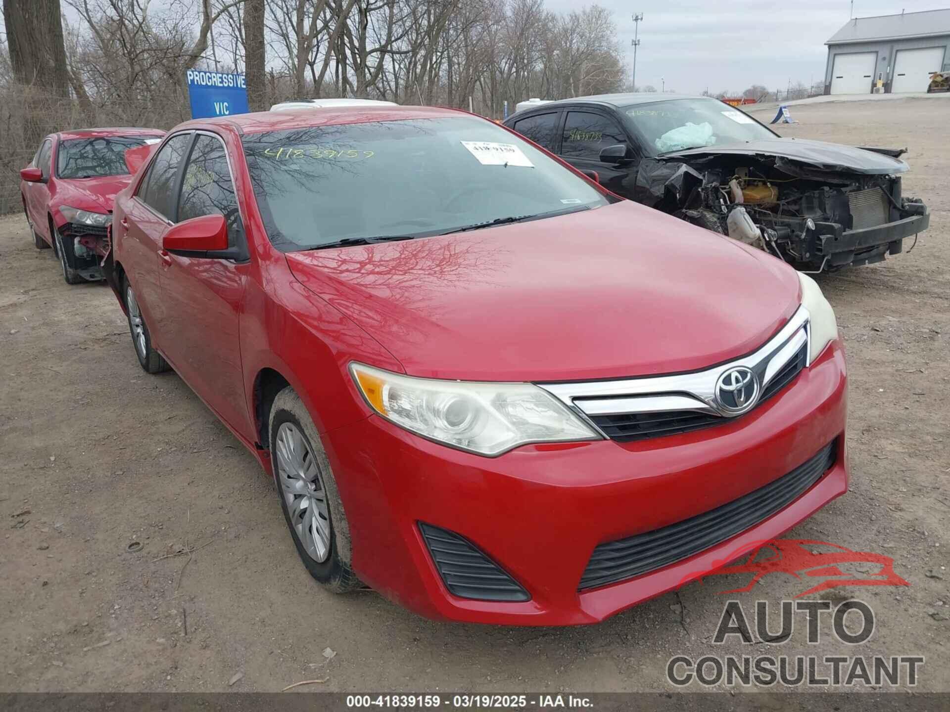TOYOTA CAMRY 2012 - 4T1BF1FK4CU548047