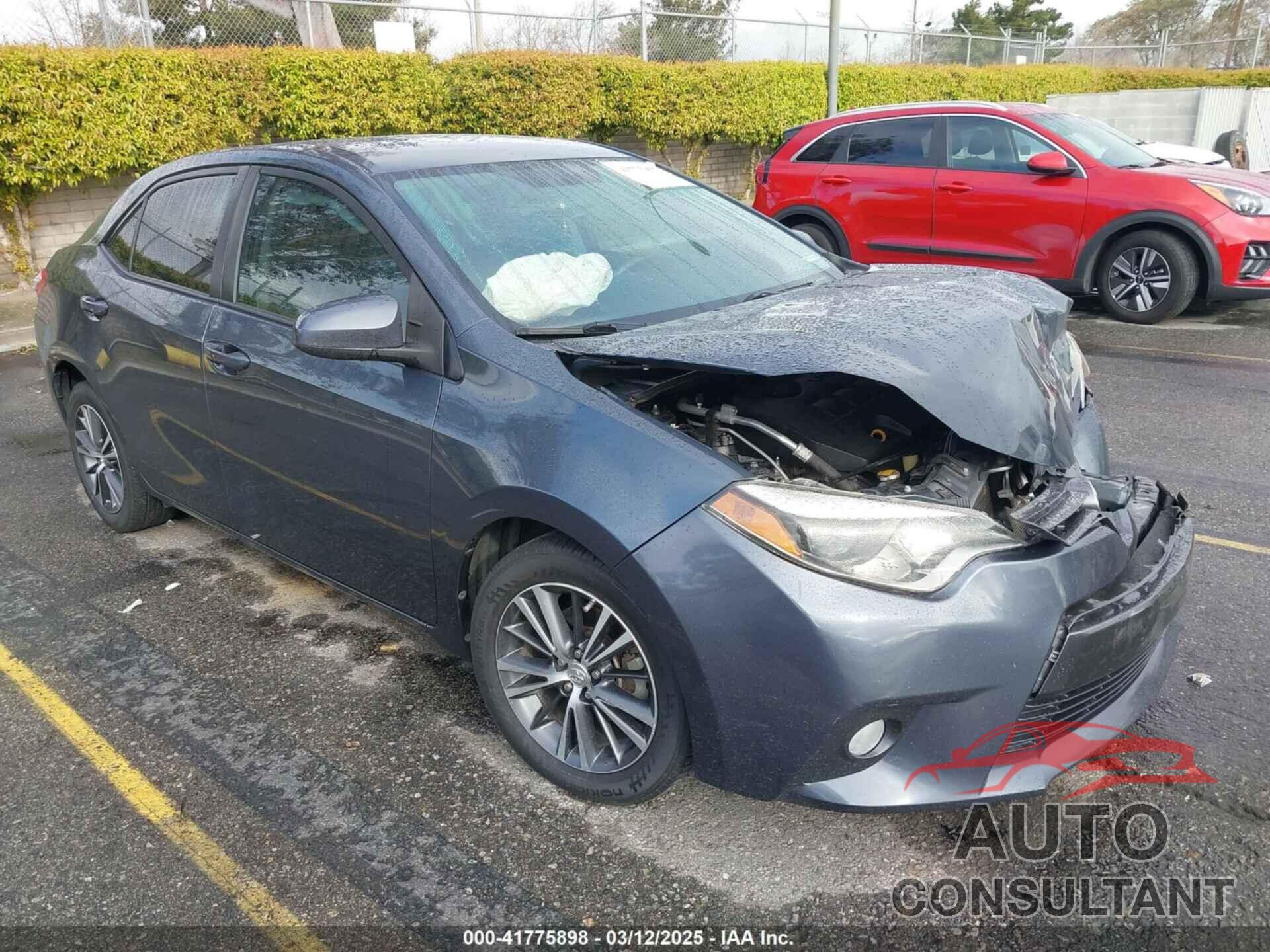 TOYOTA COROLLA 2016 - 2T1BURHE4GC582783