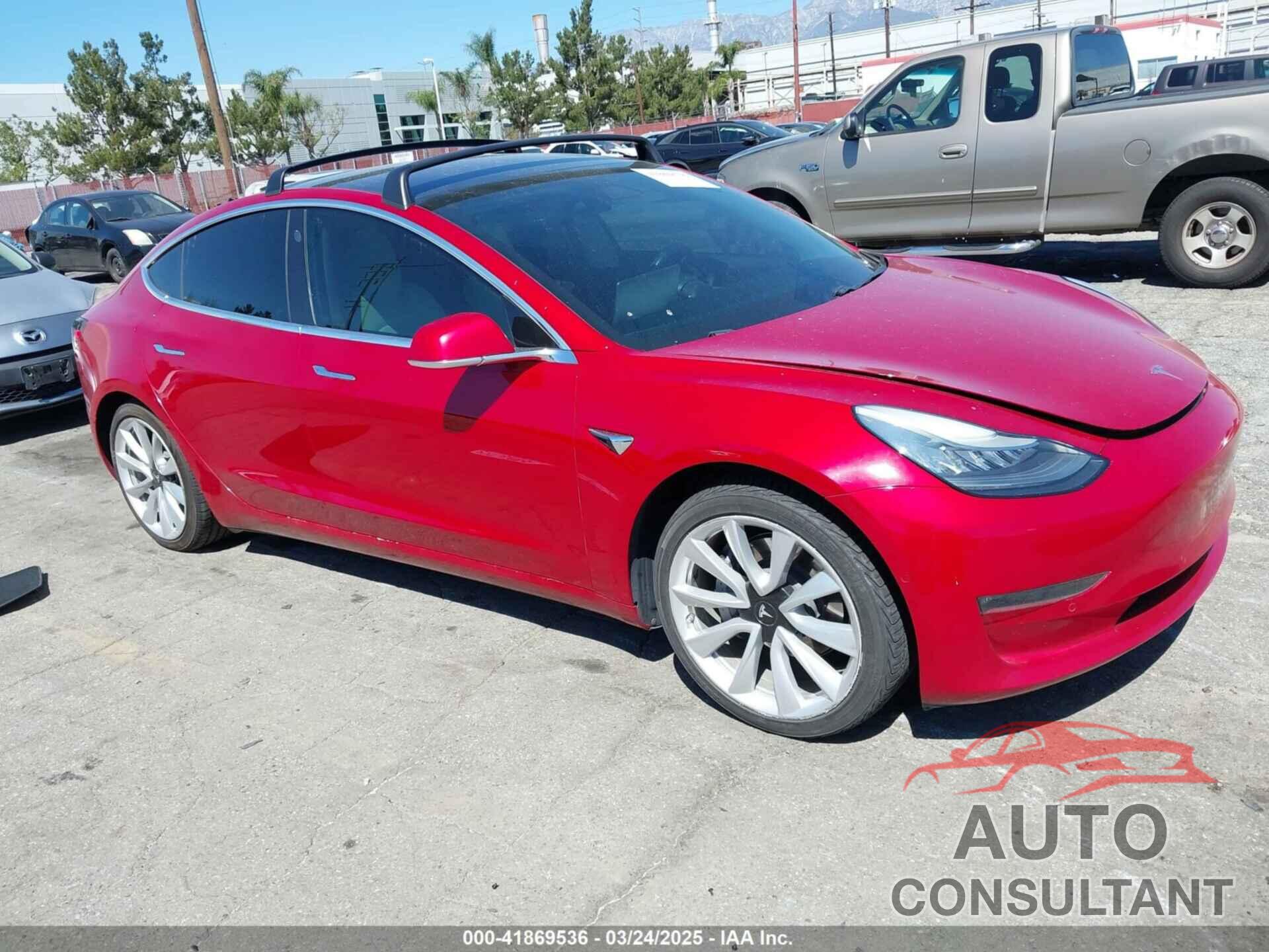 TESLA MODEL 3 2018 - 5YJ3E1EB4JF122412