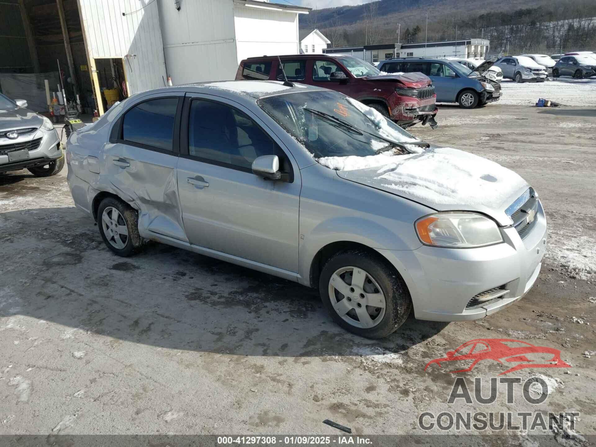 CHEVROLET AVEO 2009 - KL1TD56E59B367549