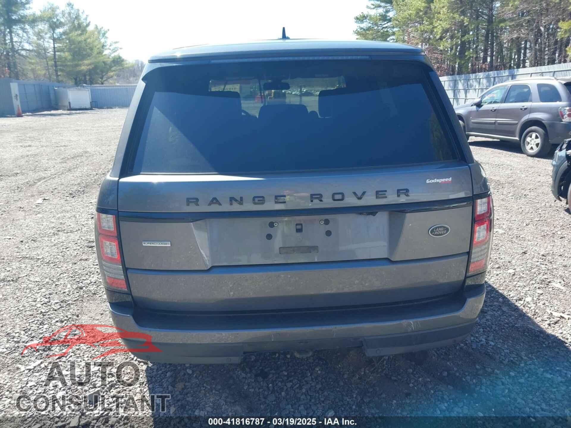 LAND ROVER RANGE ROVER 2016 - SALGS2EF4GA293593