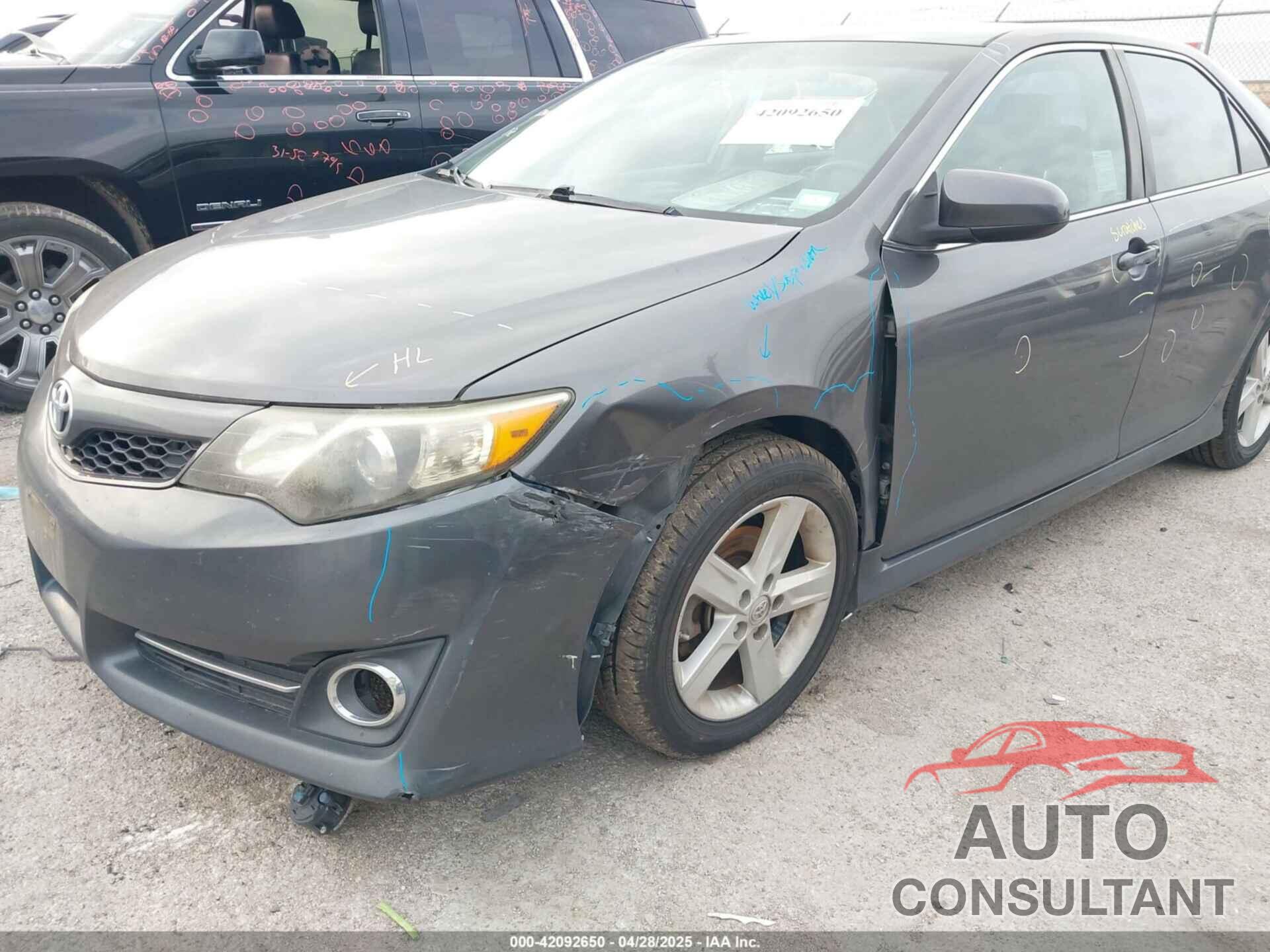 TOYOTA CAMRY 2013 - 4T1BF1FK8DU289581