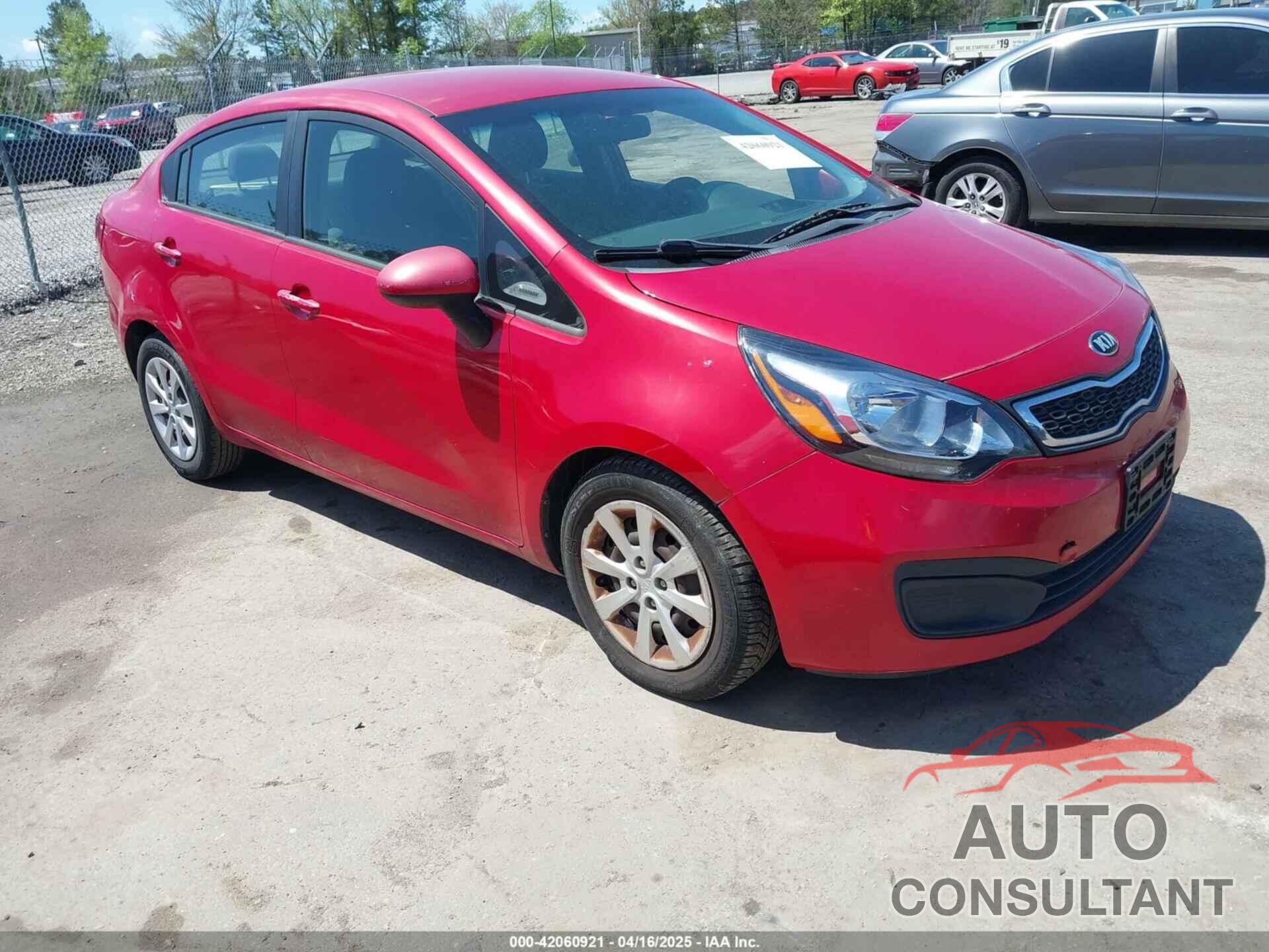 KIA RIO 2013 - KNADN4A34D6244804