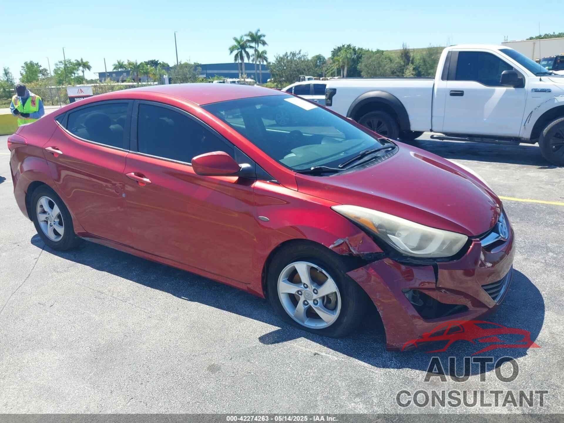 HYUNDAI ELANTRA 2014 - 5NPDH4AE1EH531519
