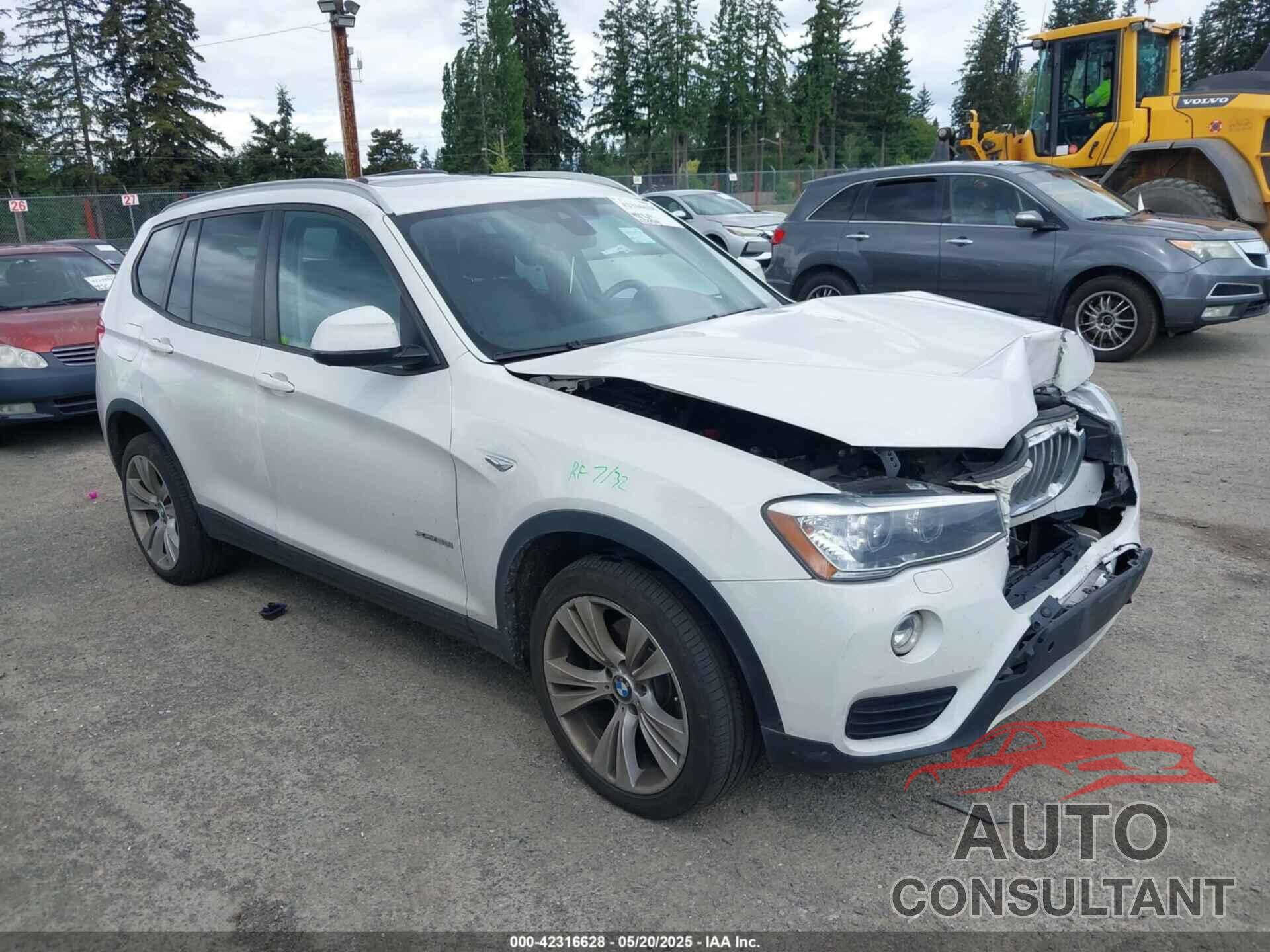 BMW X3 2016 - 5UXWX7C53G0S17895