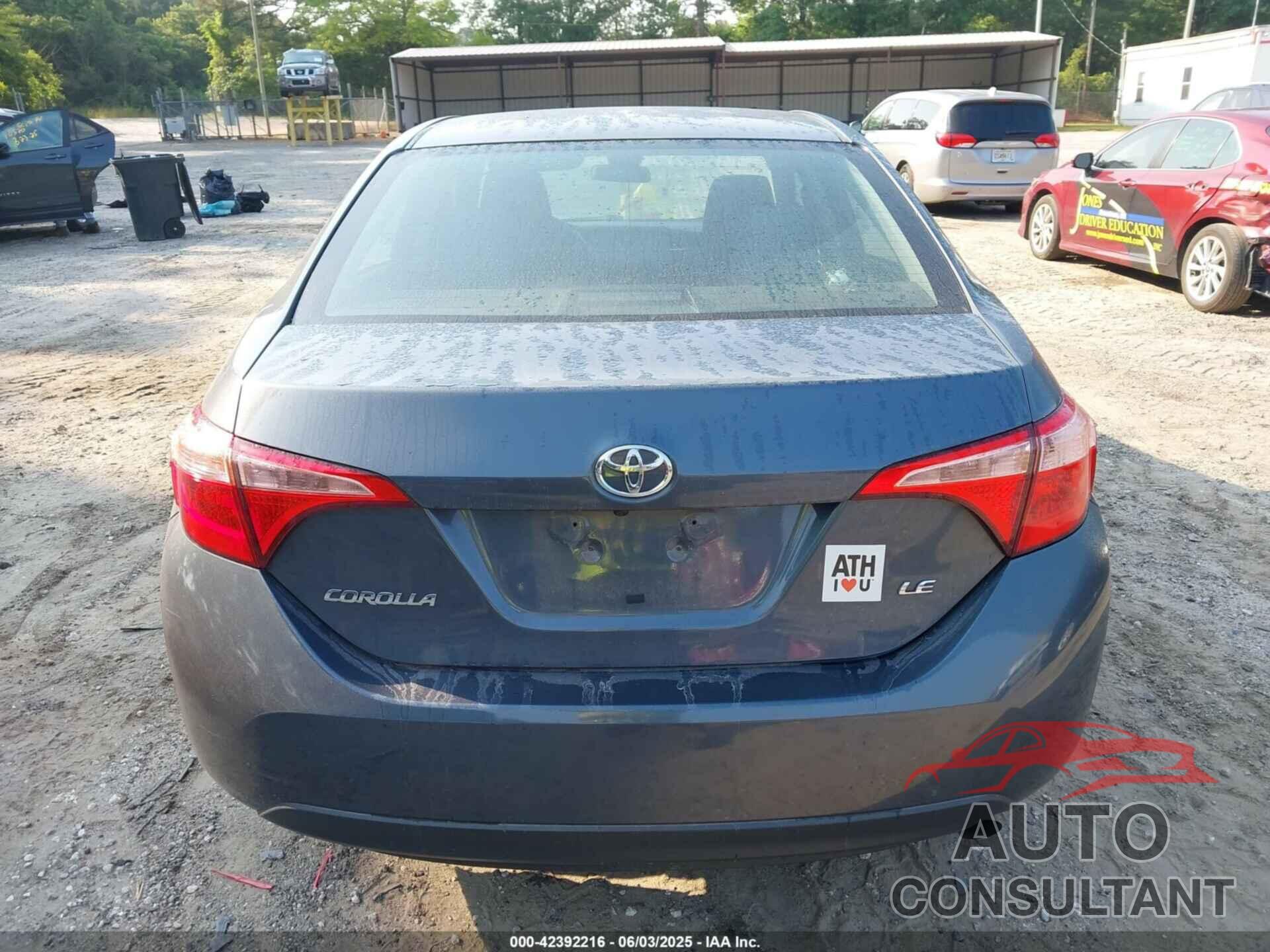 TOYOTA COROLLA 2019 - 2T1BURHE7KC203056